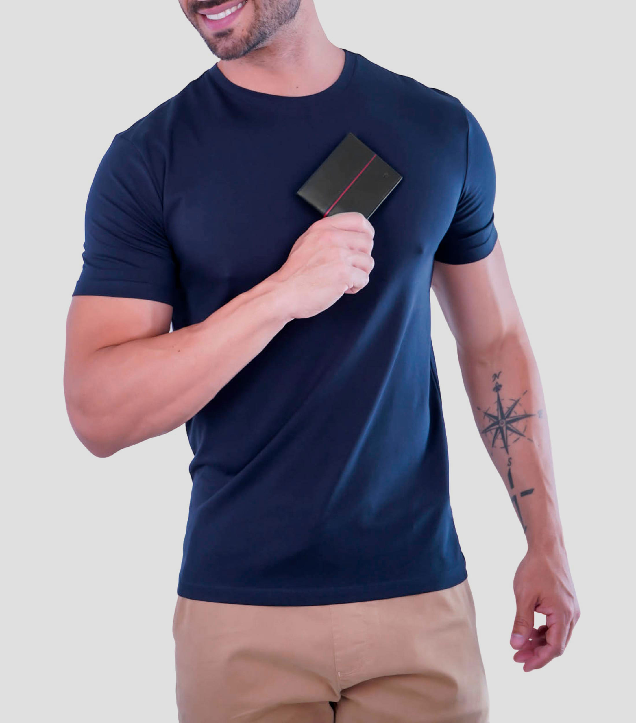 Cartera bifold Peyote en piel Hombre