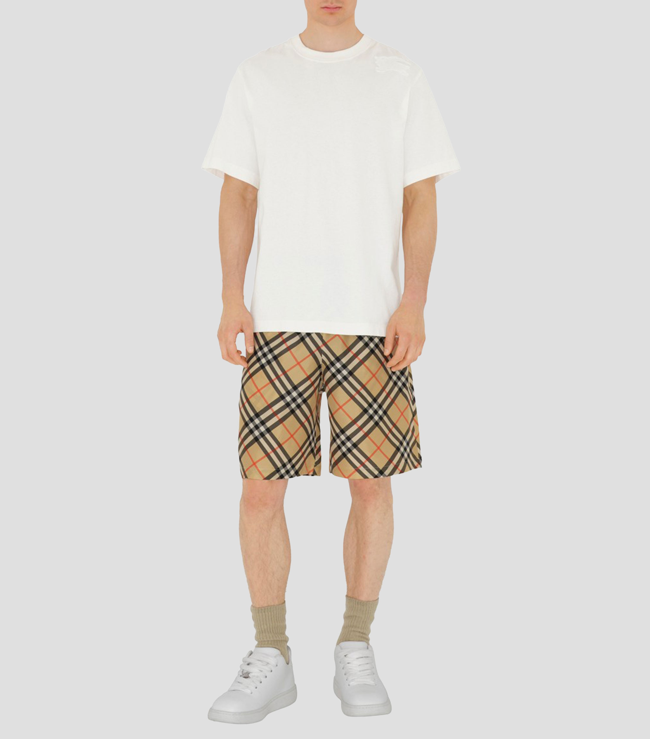 Short a cuadros Hombre