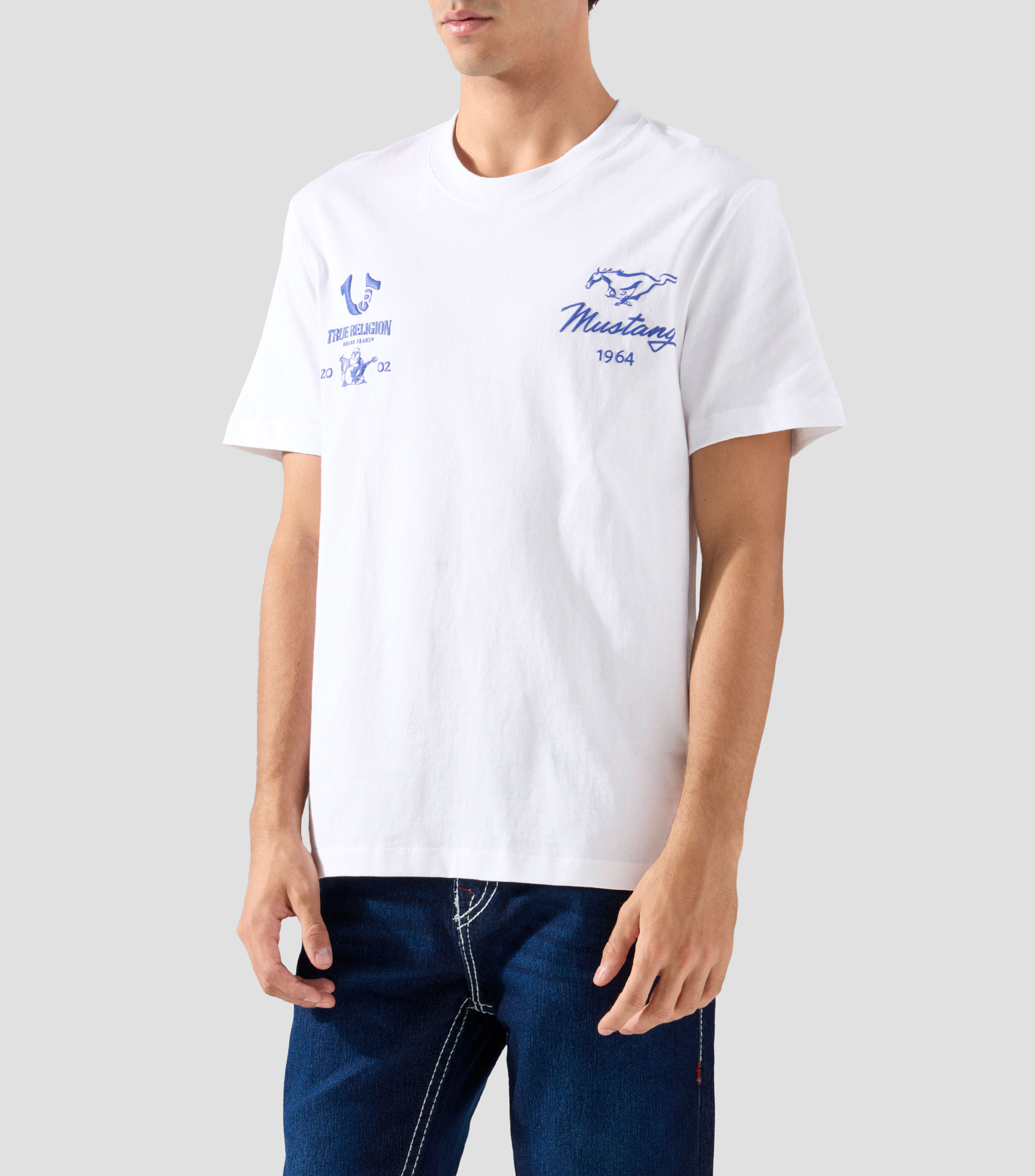 Sudadera Mustang Estilo Ben Para Hombre - Cuello Redondo, Algodón Suave, Corte Informal