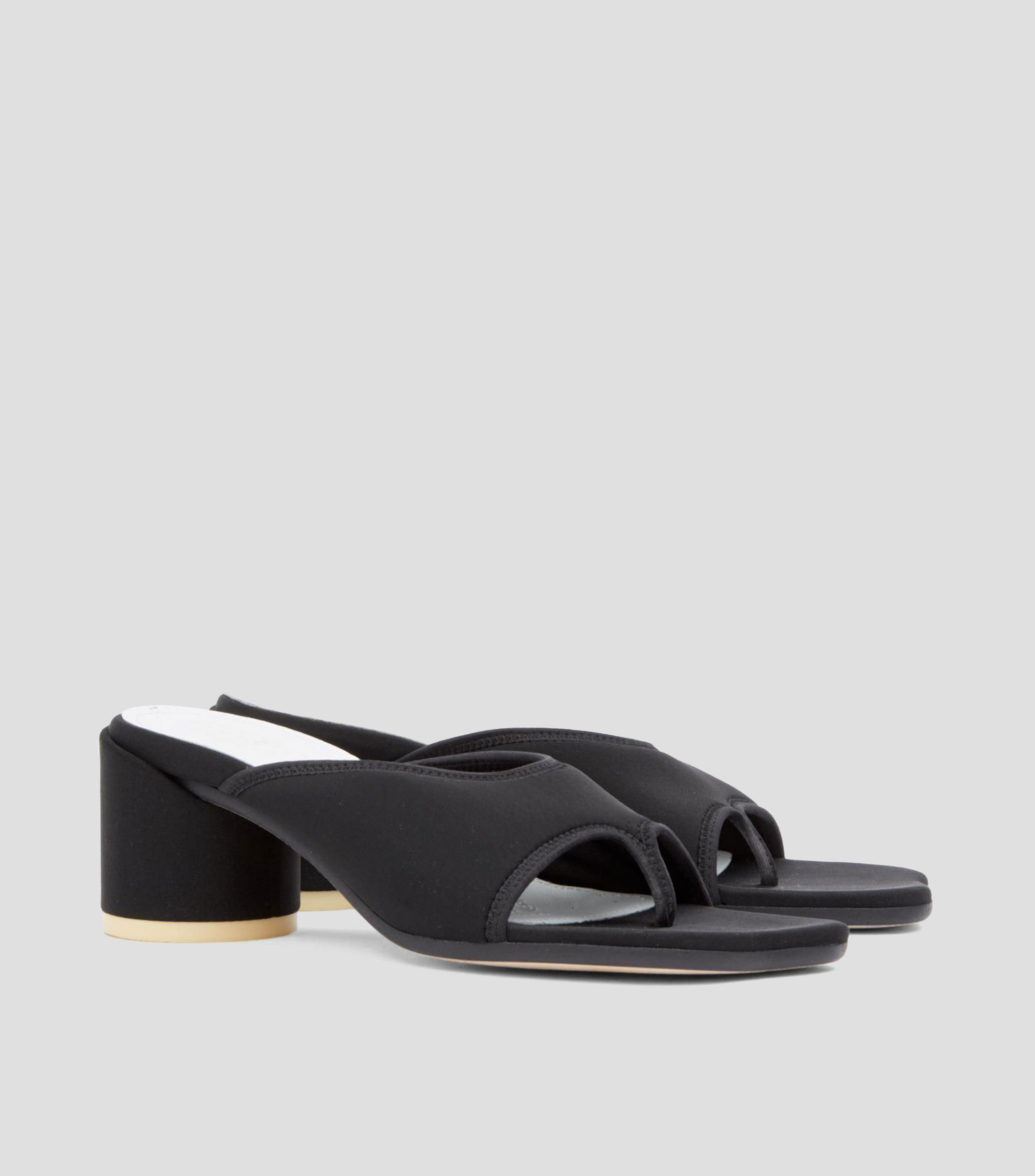 Sandalias con tacón medio ancho Mujer