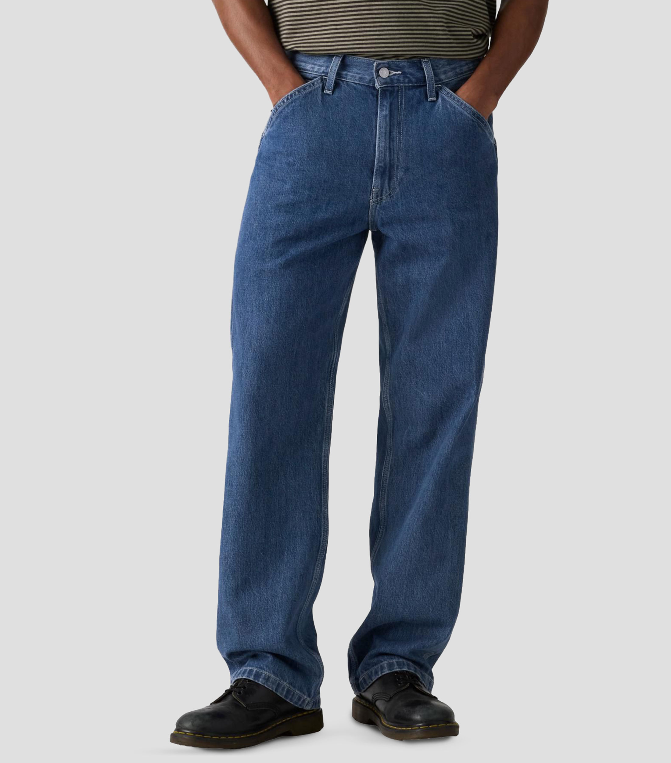 Jeans de corte relaxed Hombre