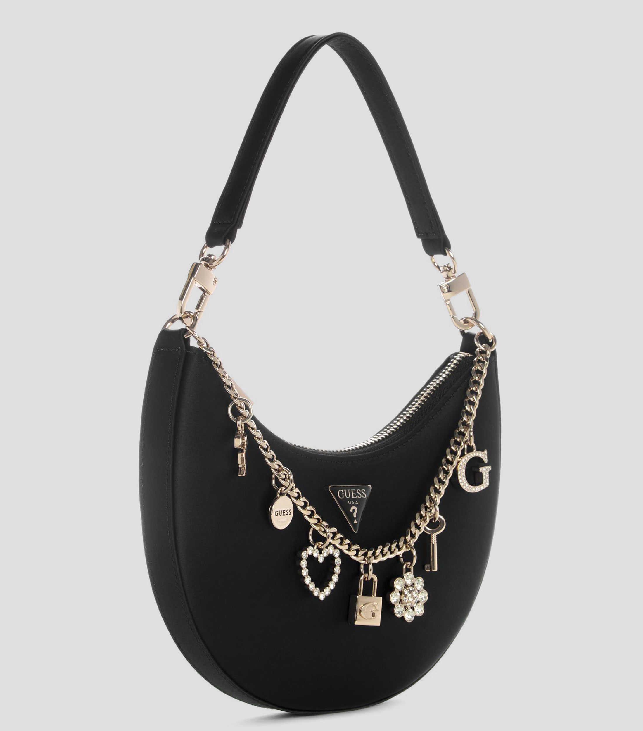 Bolsa shoulder negra Tasmin mini lisa Mujer
