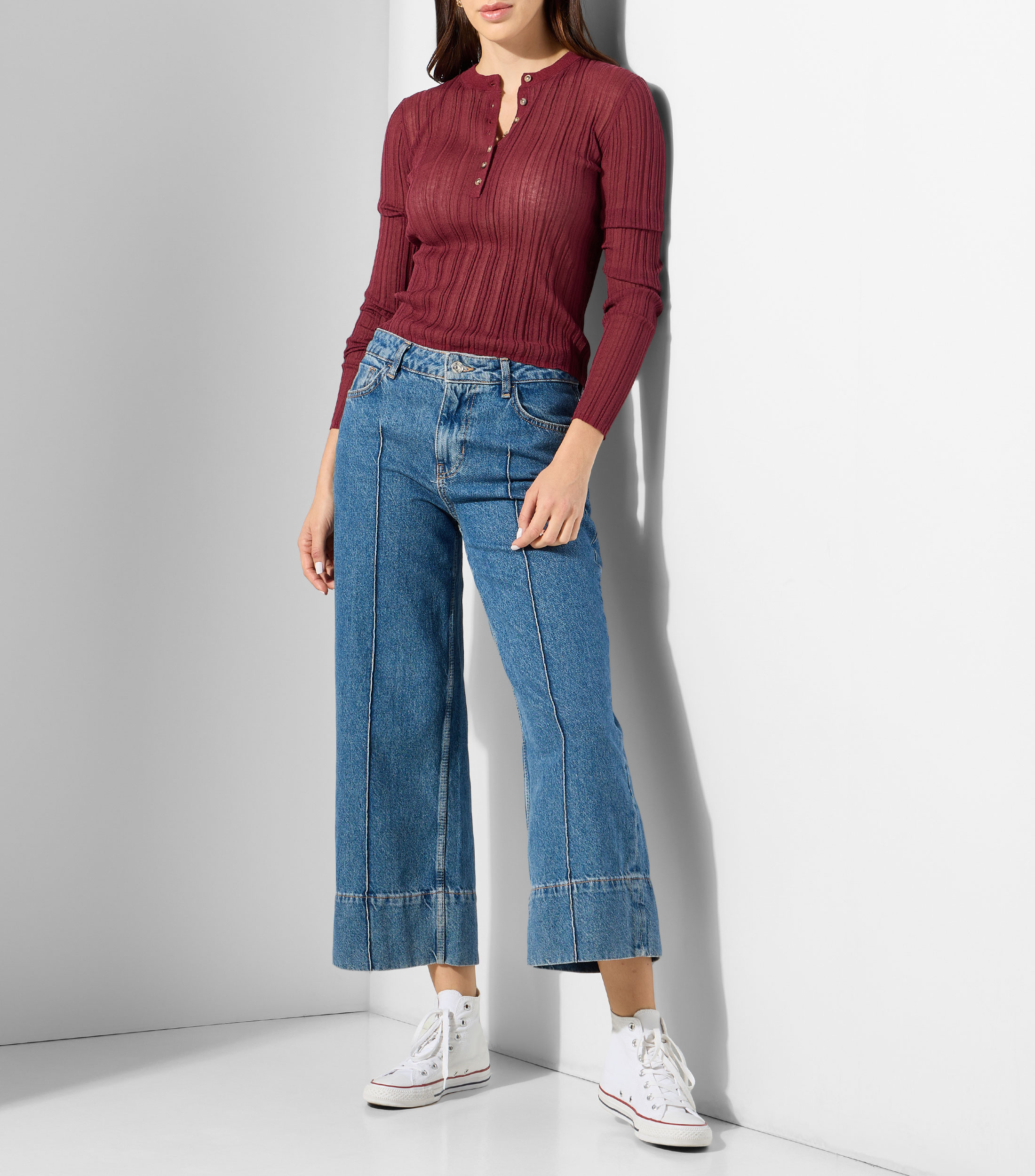 Blusa fantasía manga larga Mujer