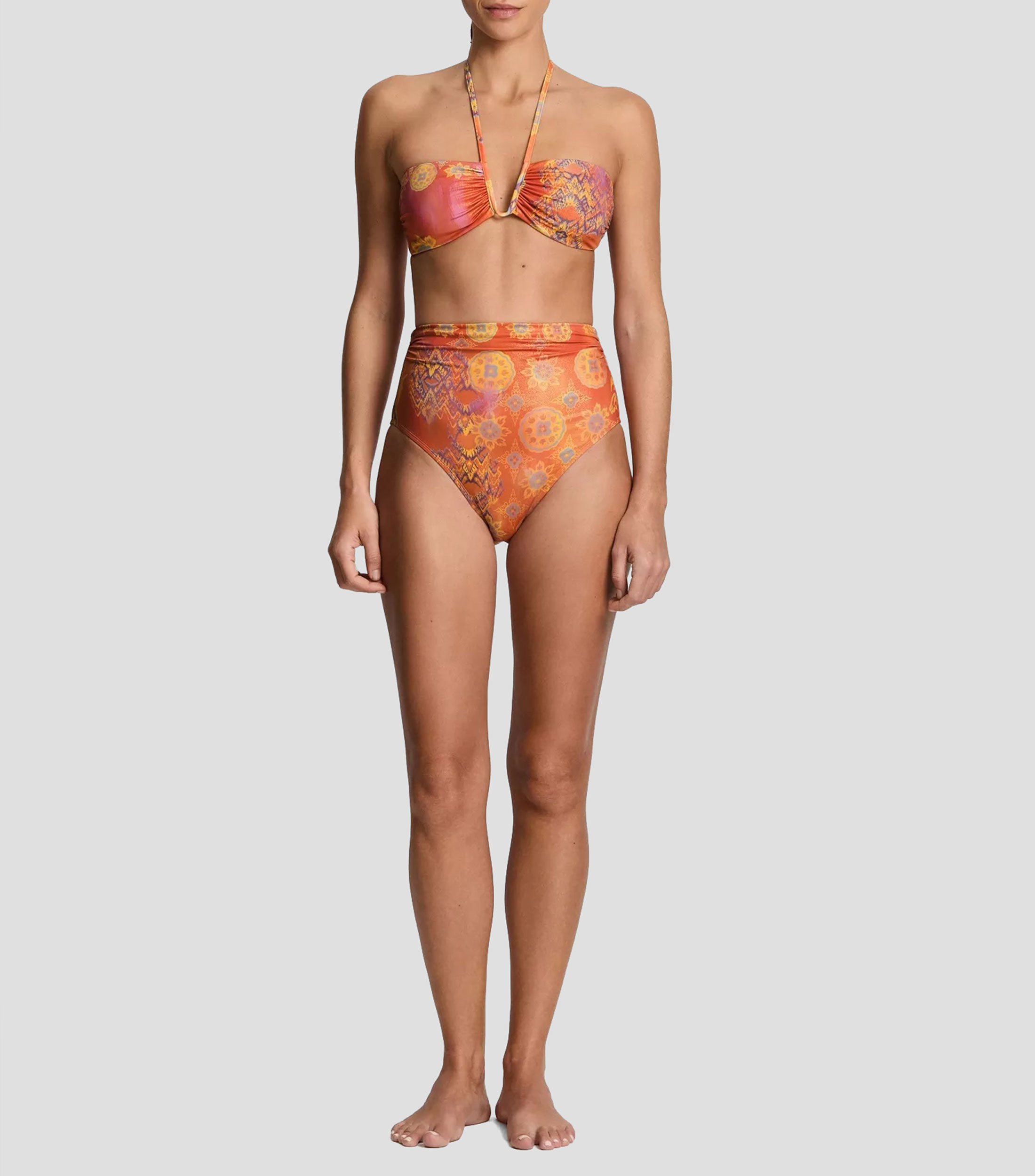 Bikini top estampado Mujer