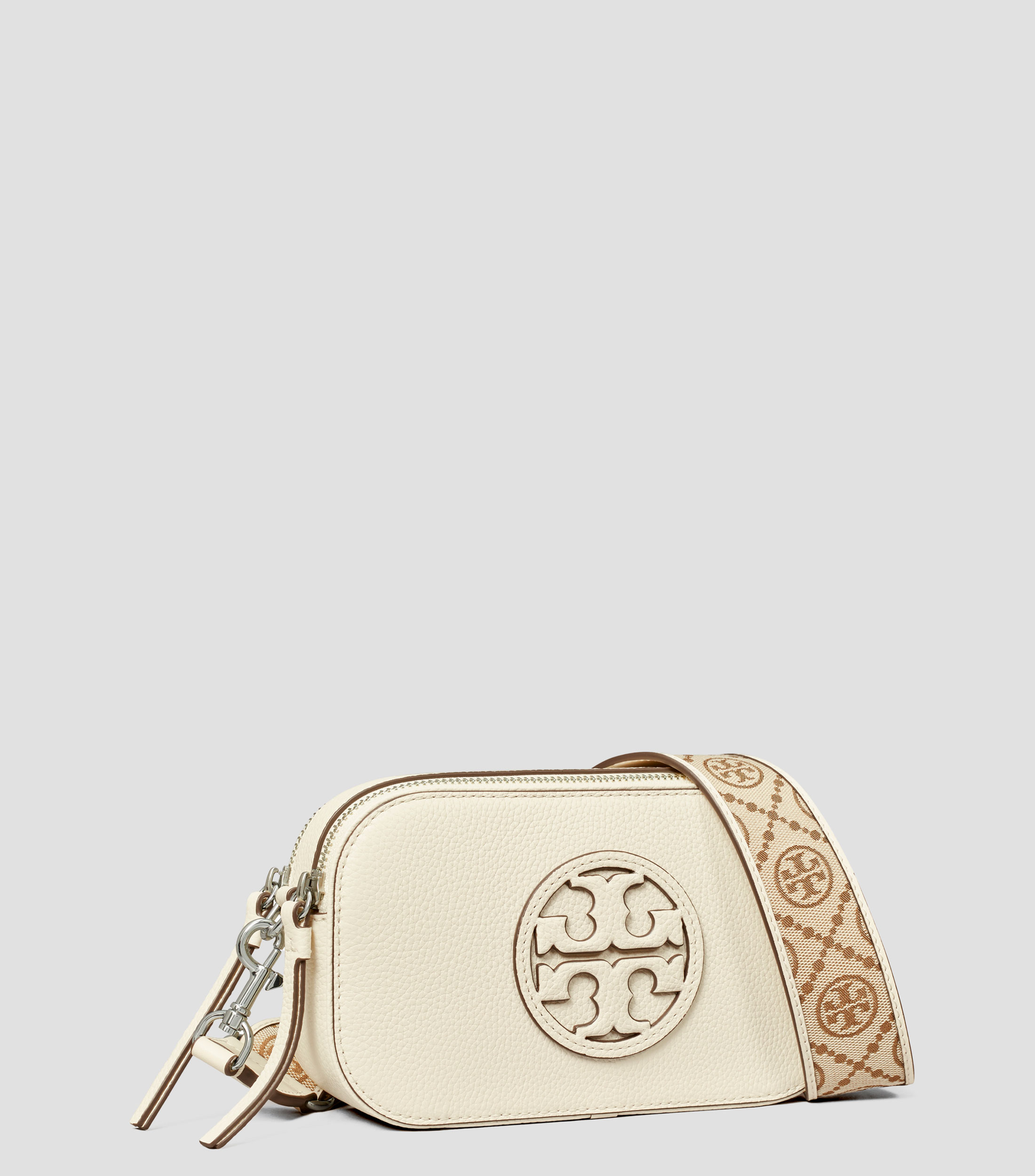 Bolsa crossbody Mini Miller beige