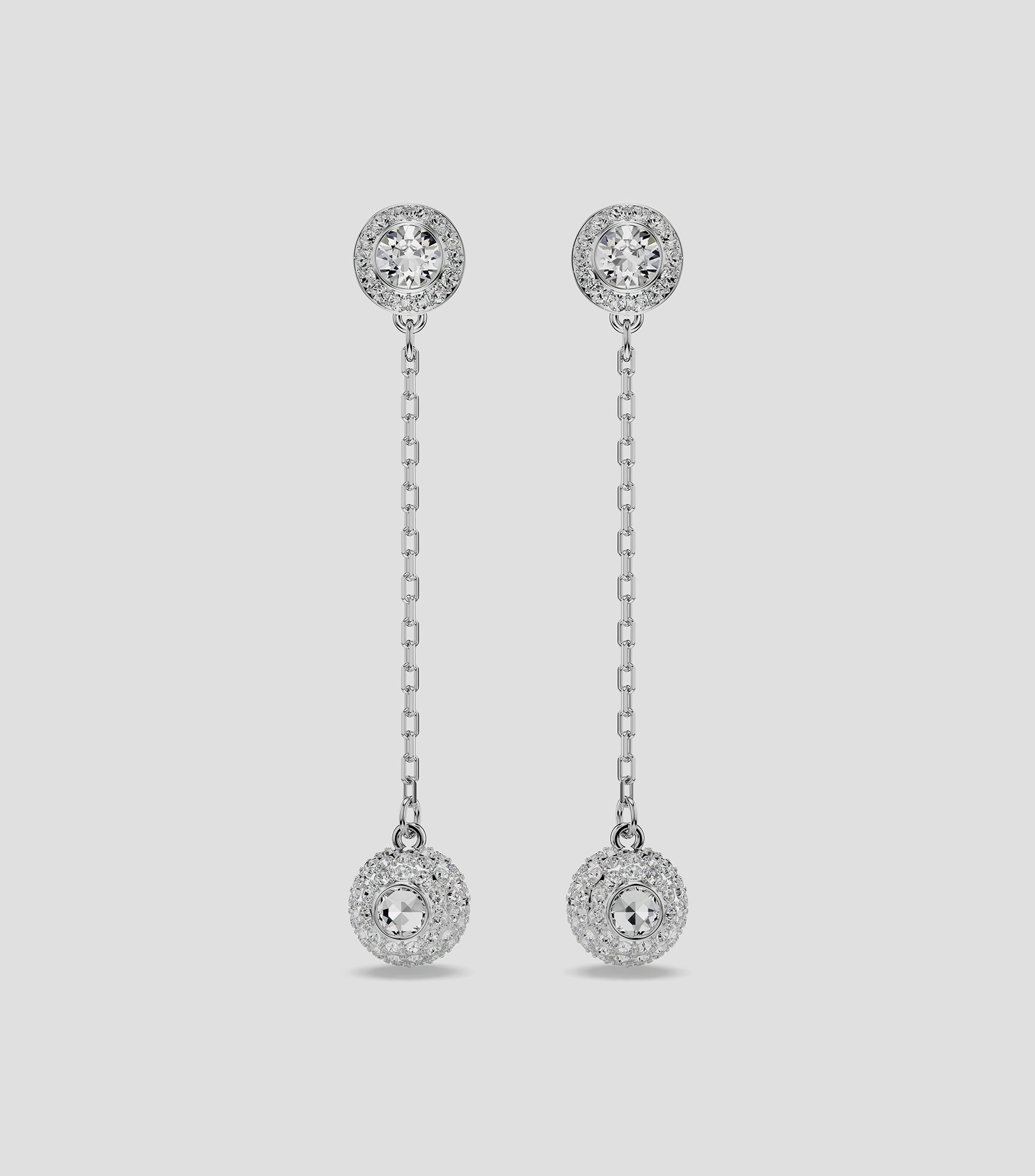 Pendientes eslabonados con cristales Swarovski Una Angelic Mujer