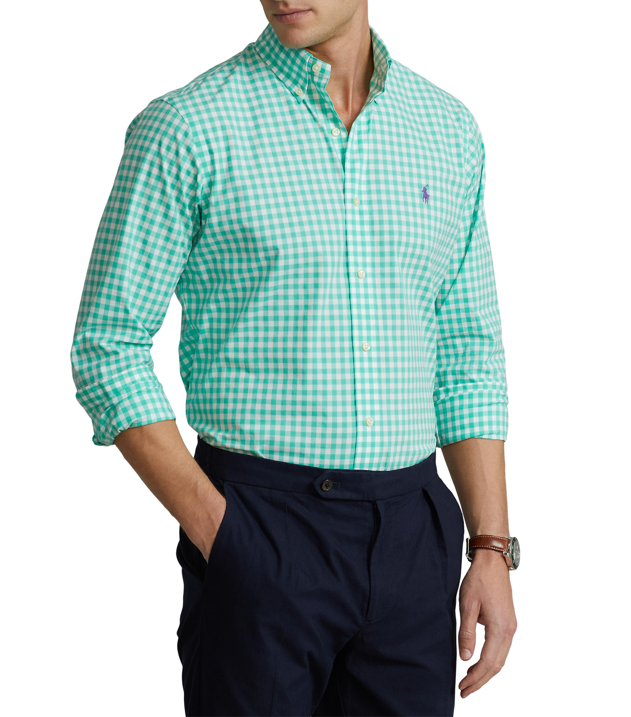 Polo Ralph Lauren Camisa con cuadros de manga larga Hombre El Palacio de Hierro