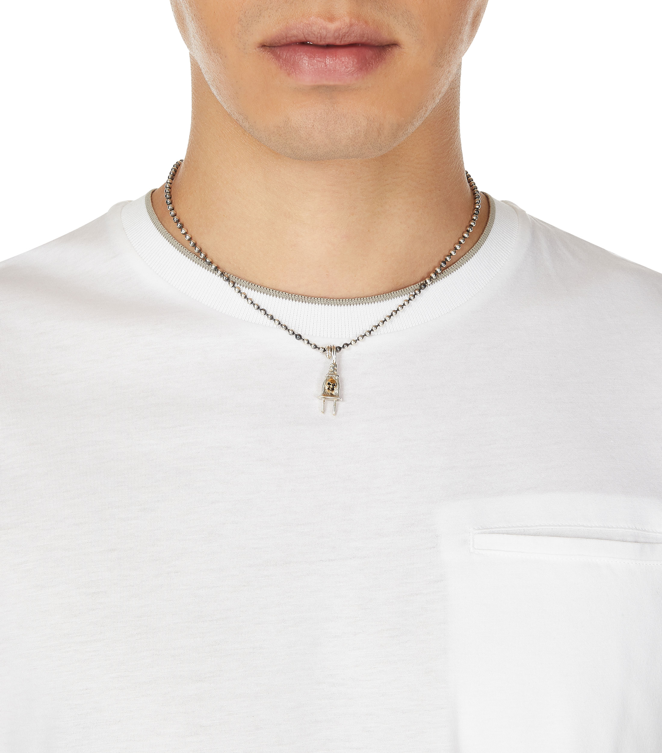 Dije de Clavija en plata Hombre