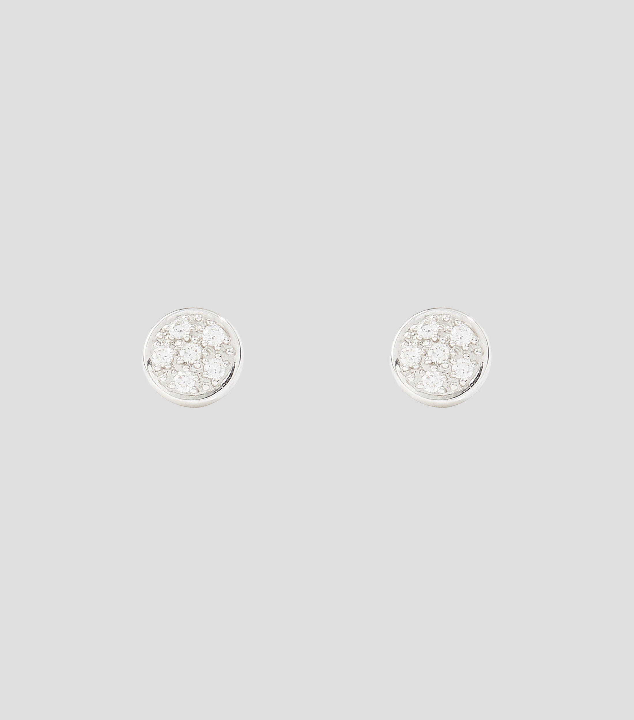 Aretes en oro blanco 18 Kilates con diamantes Sweet Dolls Mujer