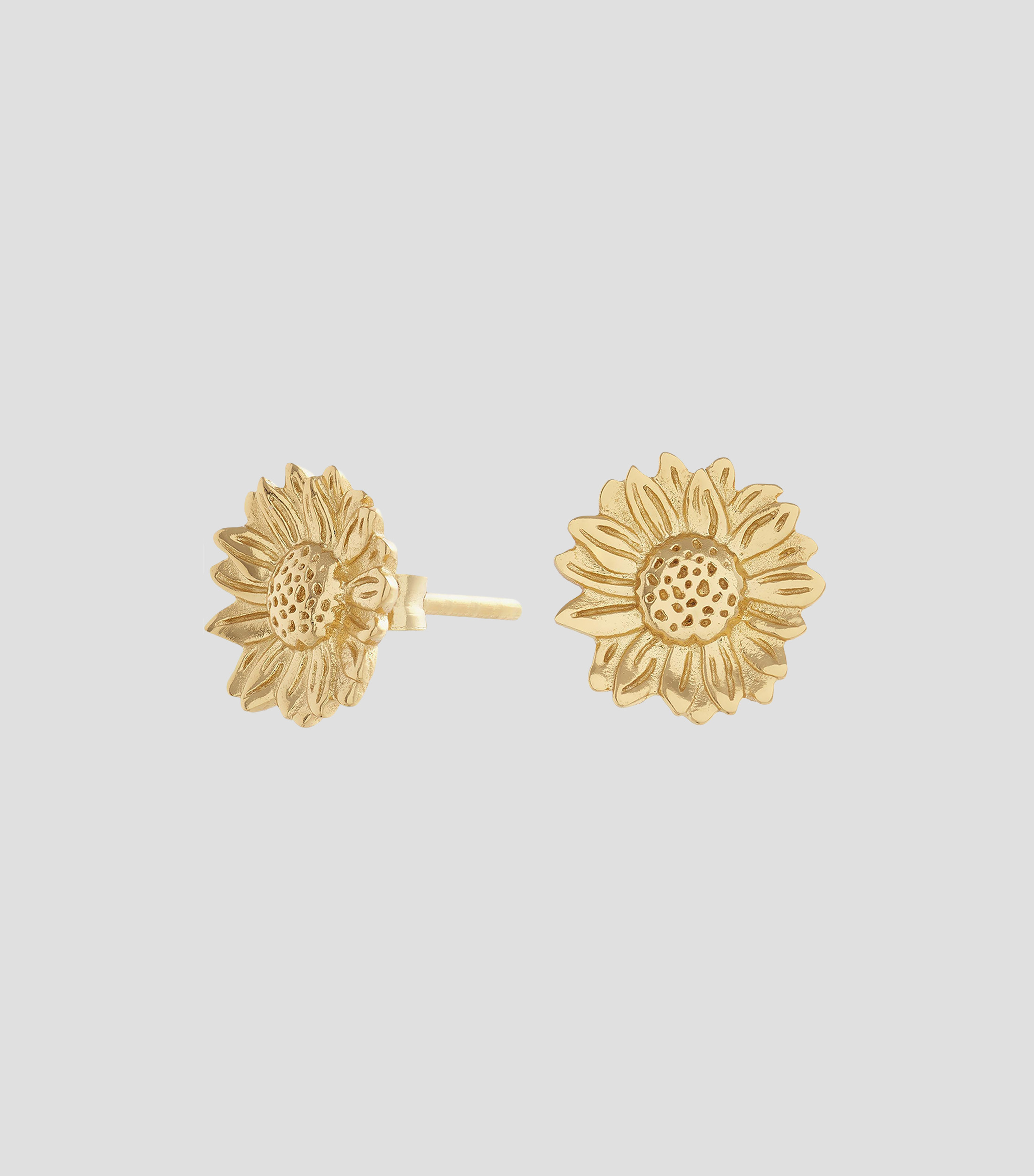 Aretes en Plata Sunflower Mujer