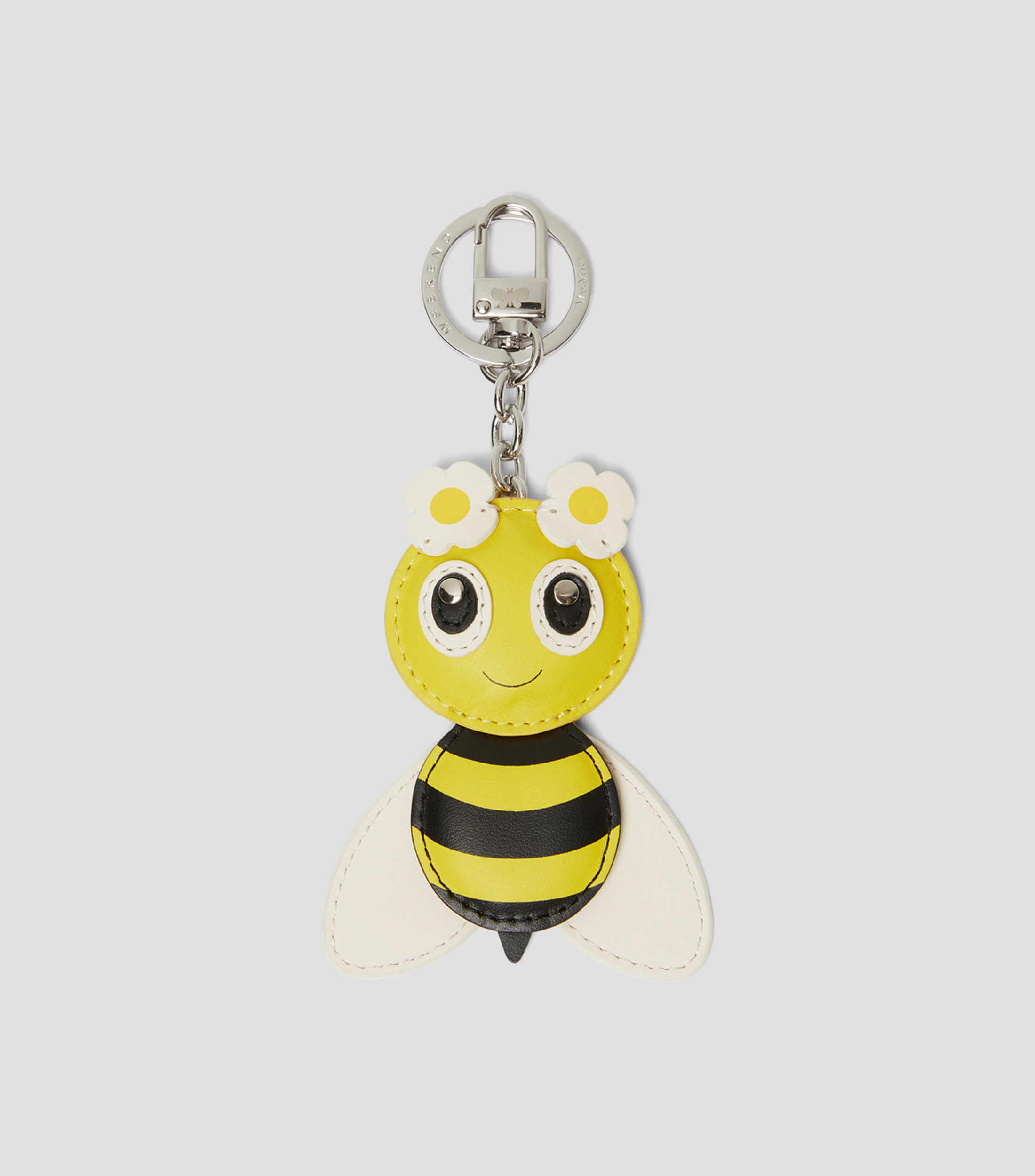 Llavero abeja en piel Mujer