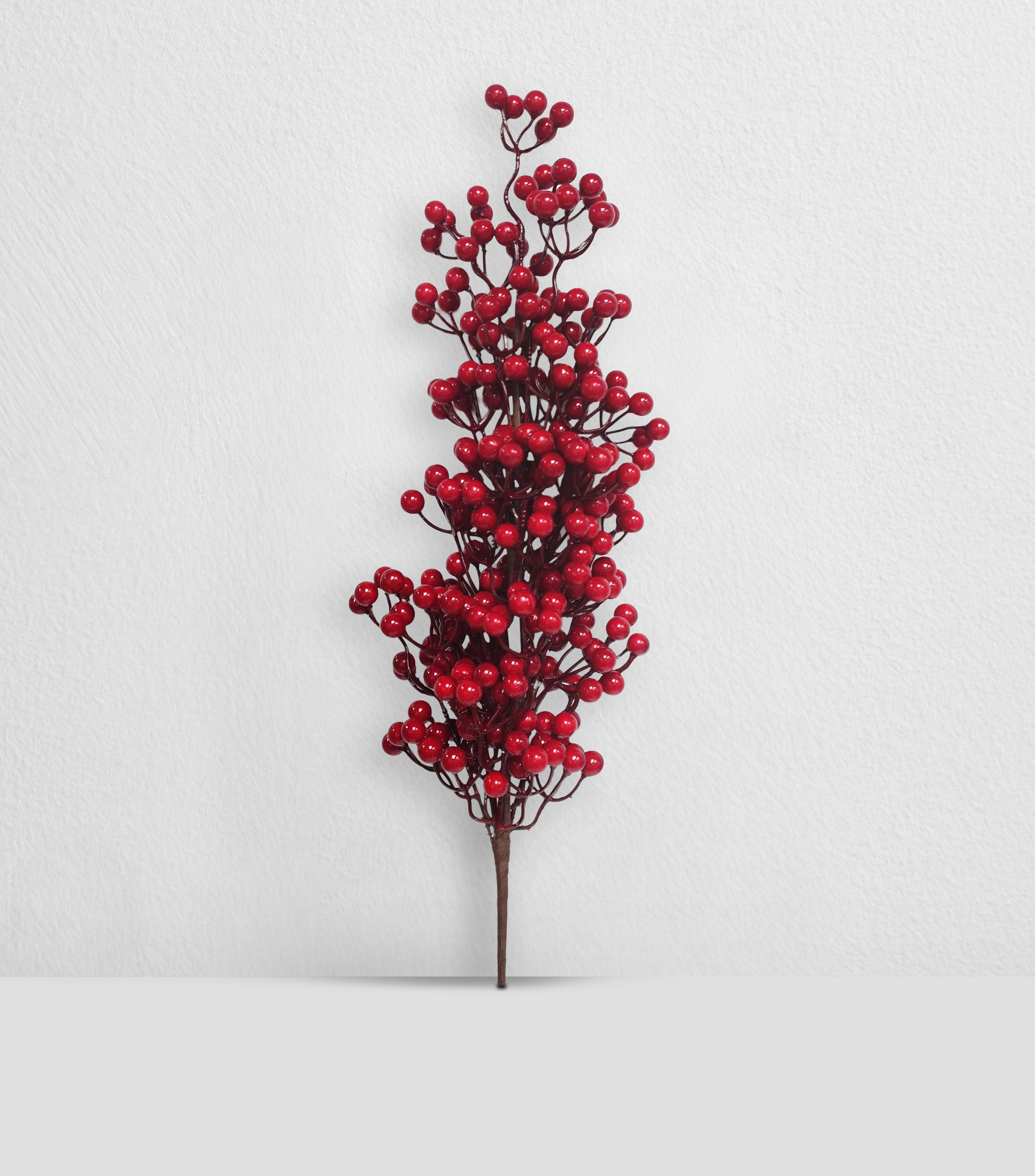 Vara decorativa navideña Berries Wine Cherry