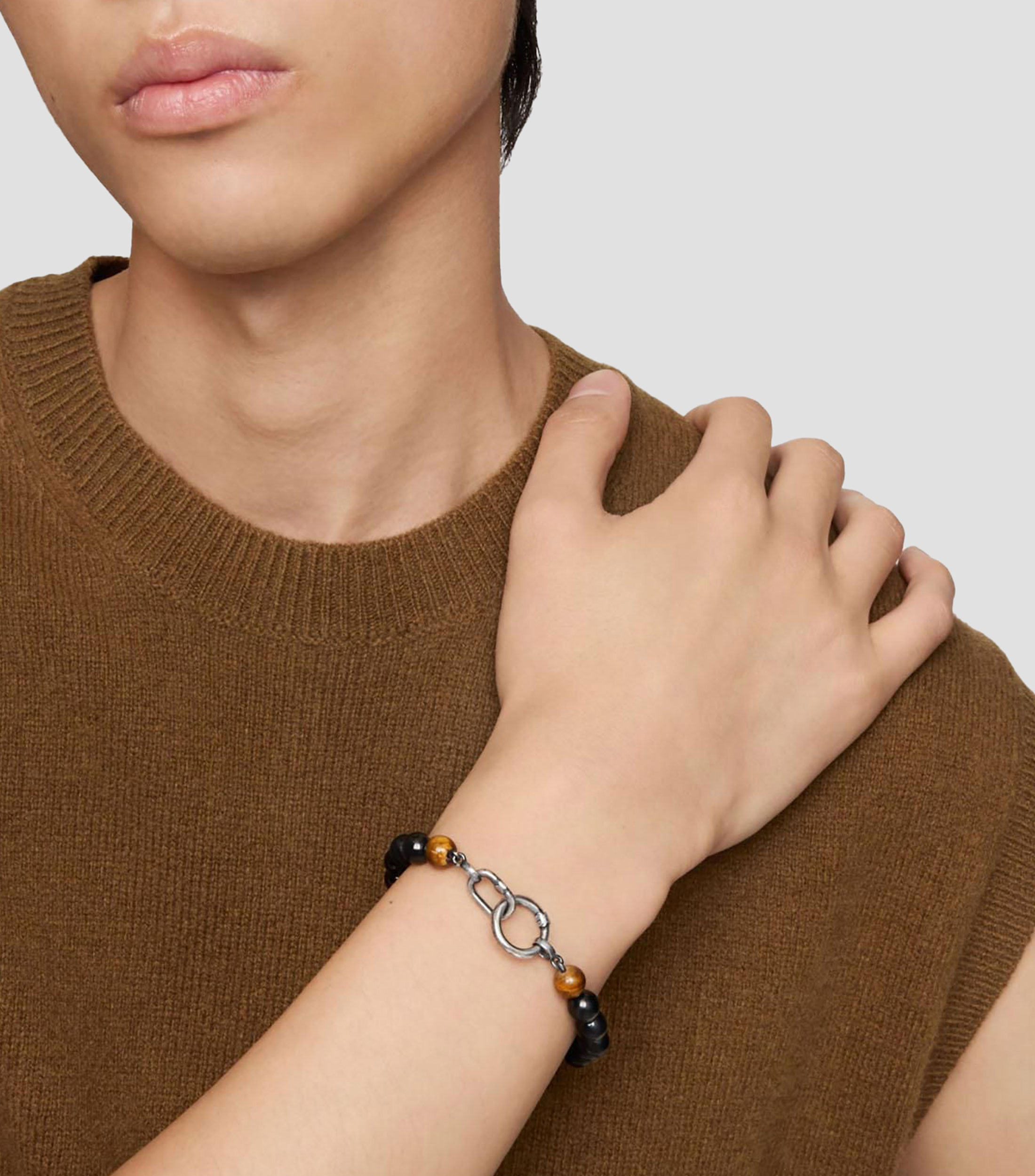Pulsera con Piedras Hombre