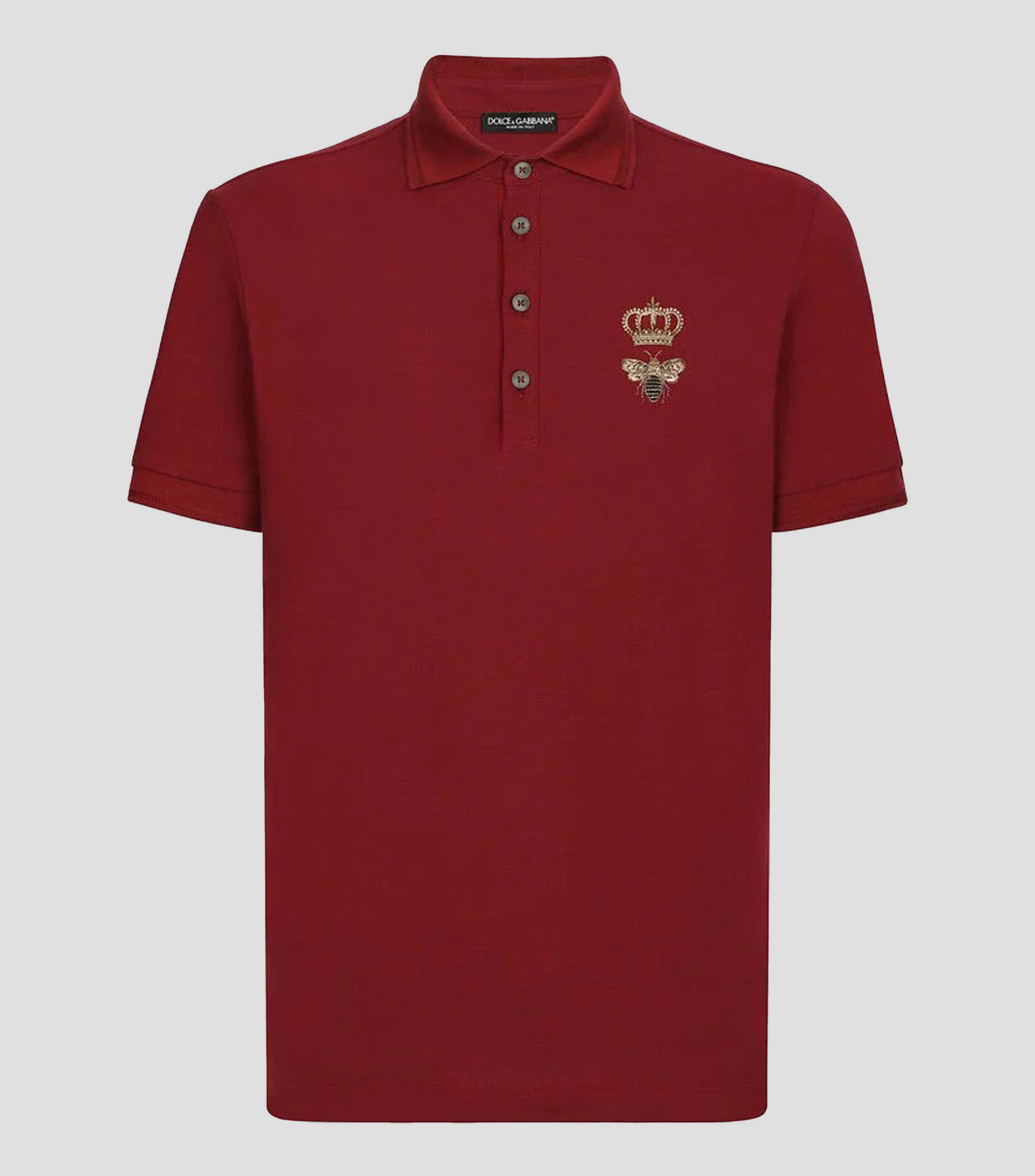 Playera tipo polo manga corta lisa Hombre