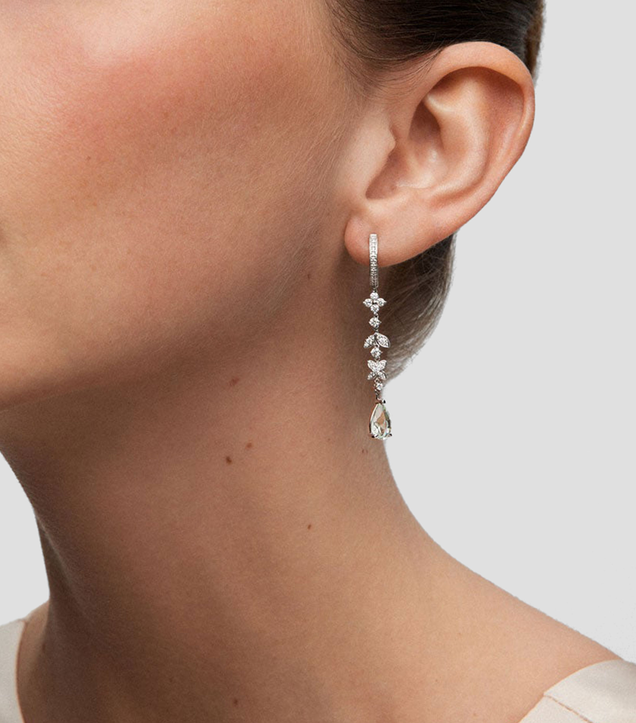 Pendientes en Oro de 18 Kilates Mujer