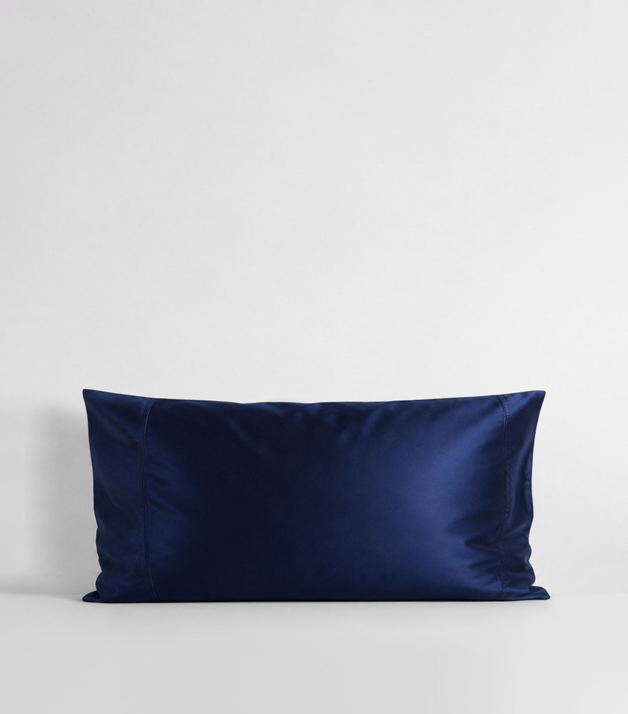Funda para almohada king size azul marino
