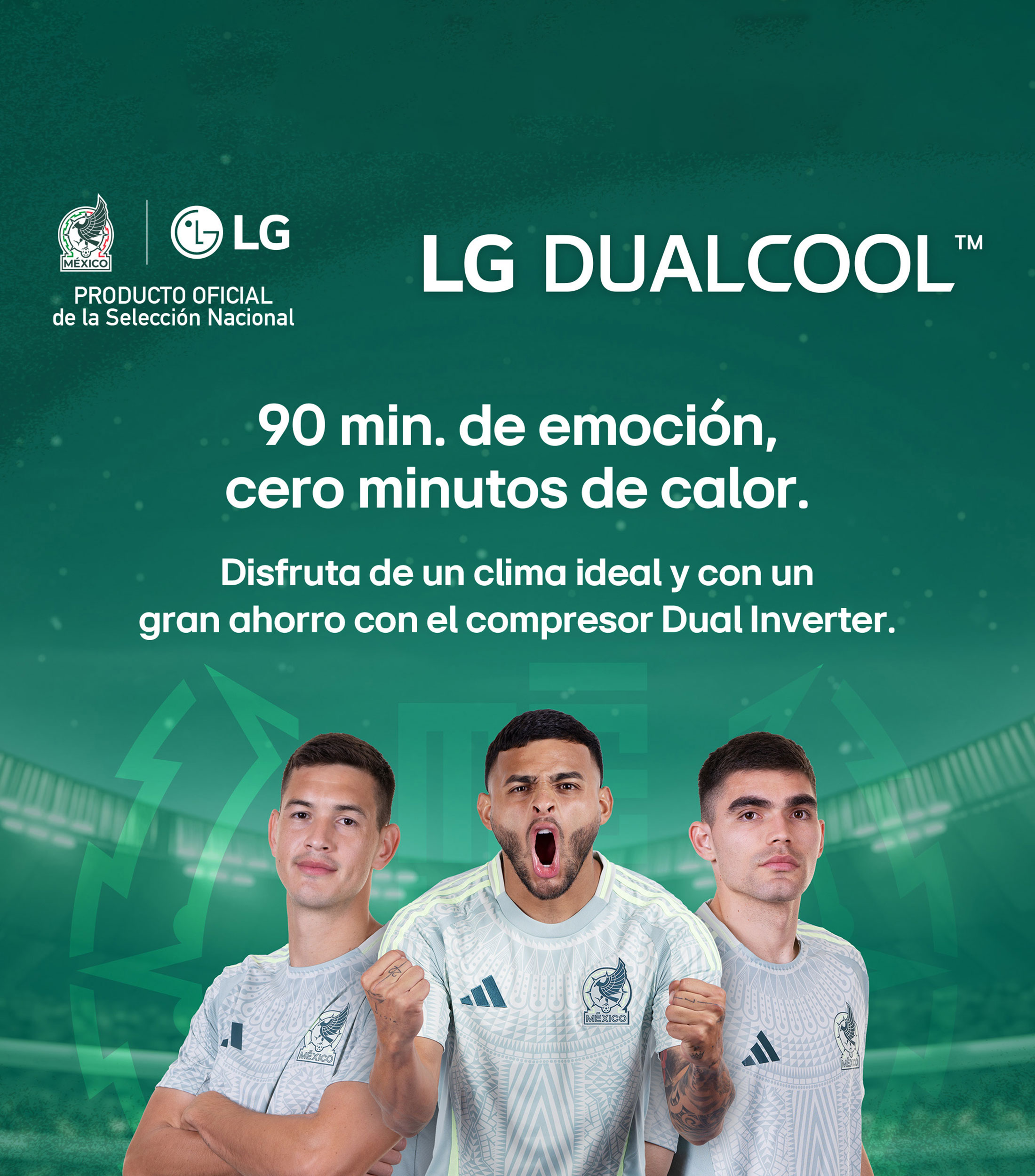 Aire Acondicionado Minisplit LG Dual Inverter Acabado Espejo 1.5 Toneladas Solo Frío 220V VR182CW