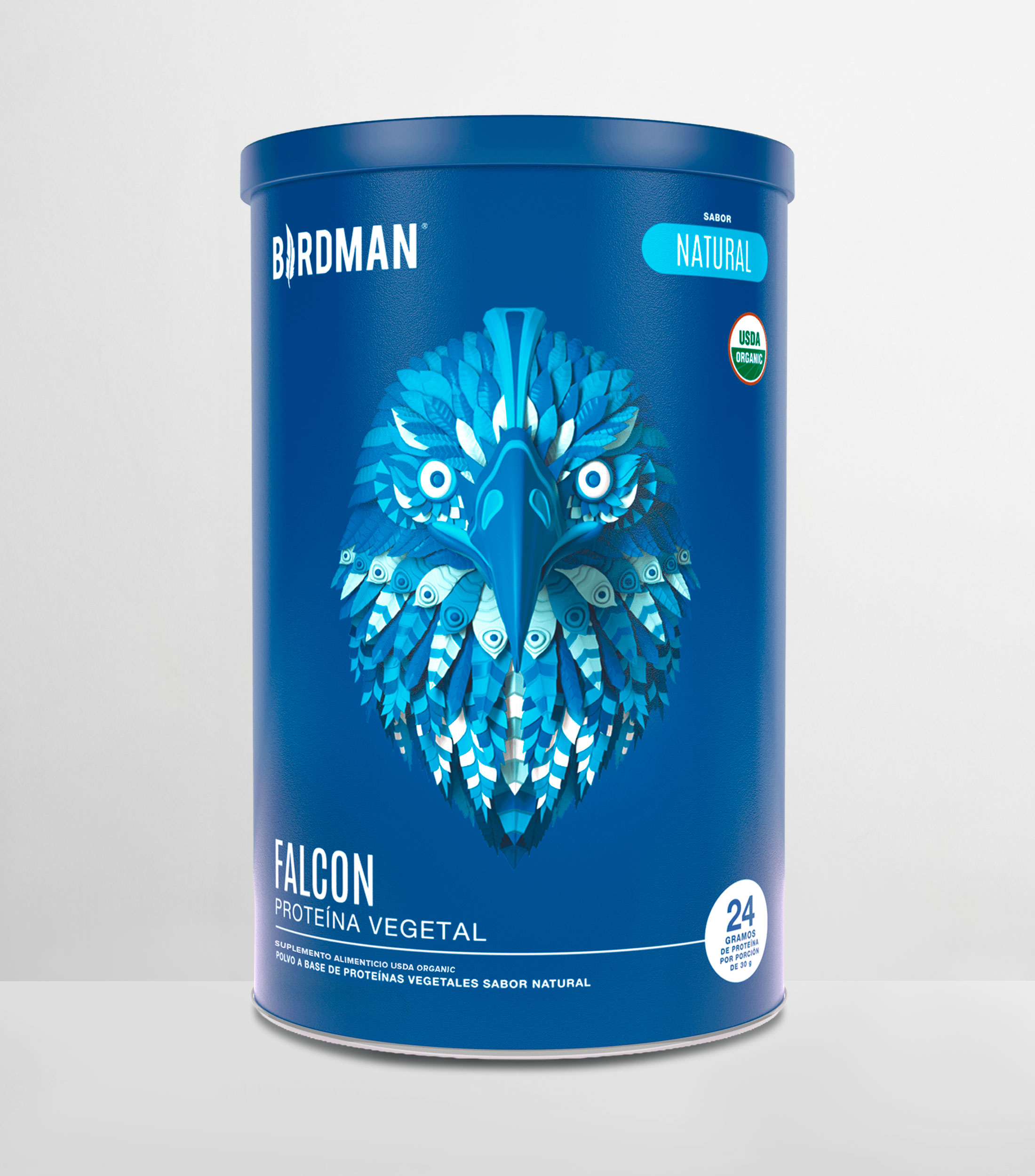 Proteína Falcon Vegana Orgánica en Polvo - Natural 1.17 Kg