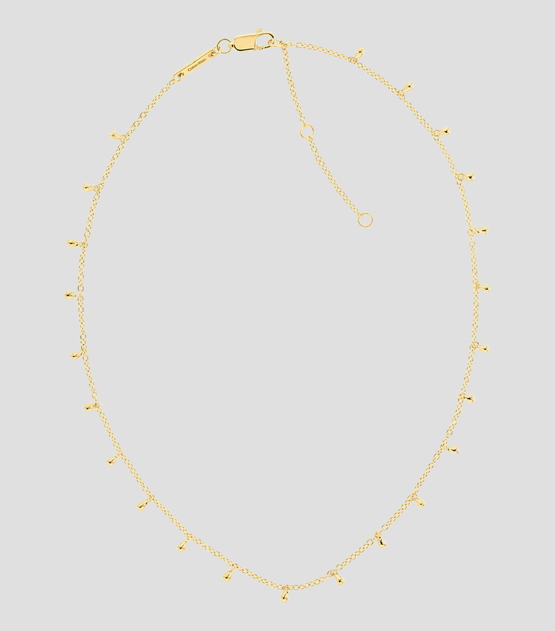Collar con gotas en plata Teardrop Mujer