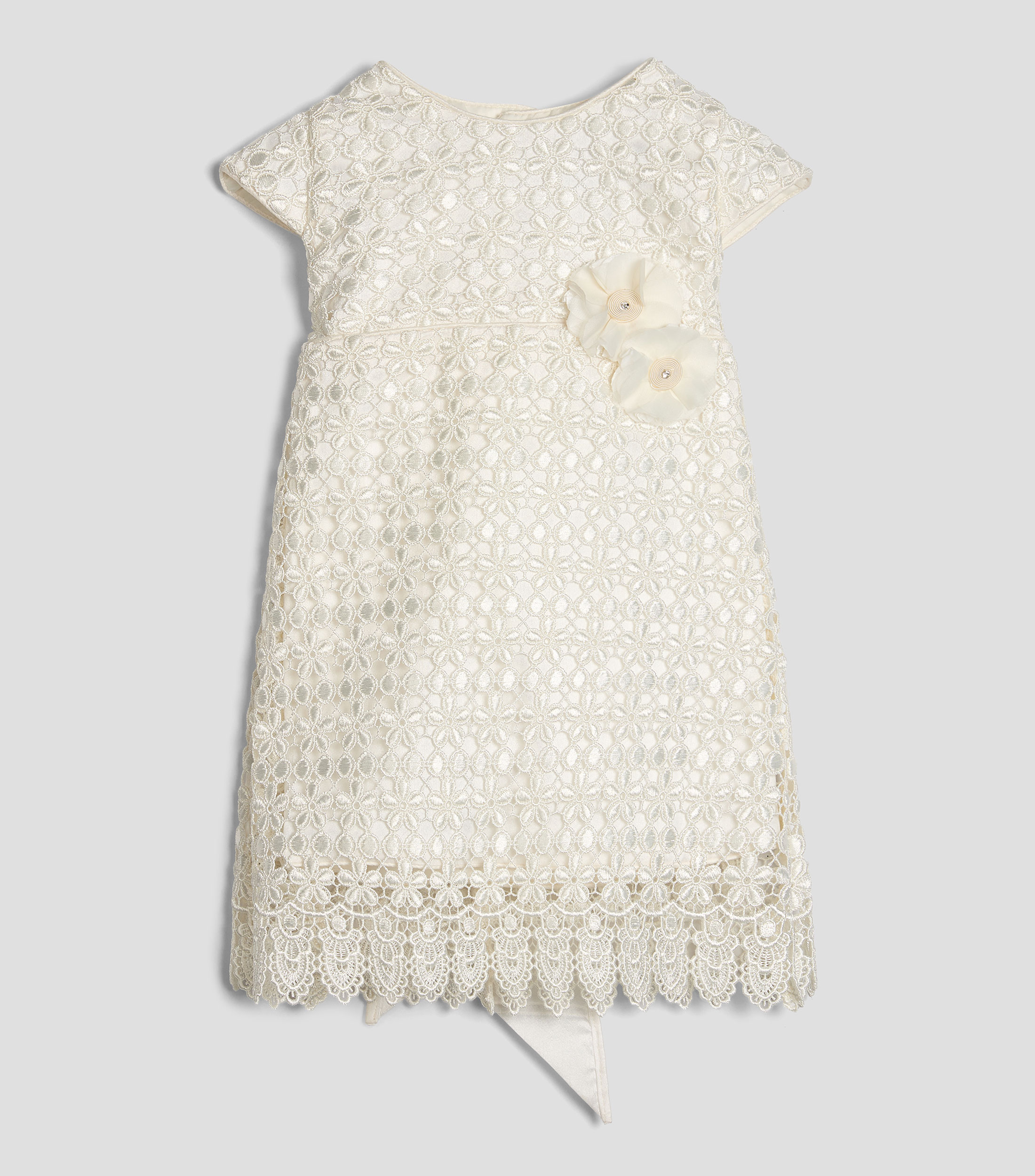 Vestido de ceremonia liso Guipiur Bebé