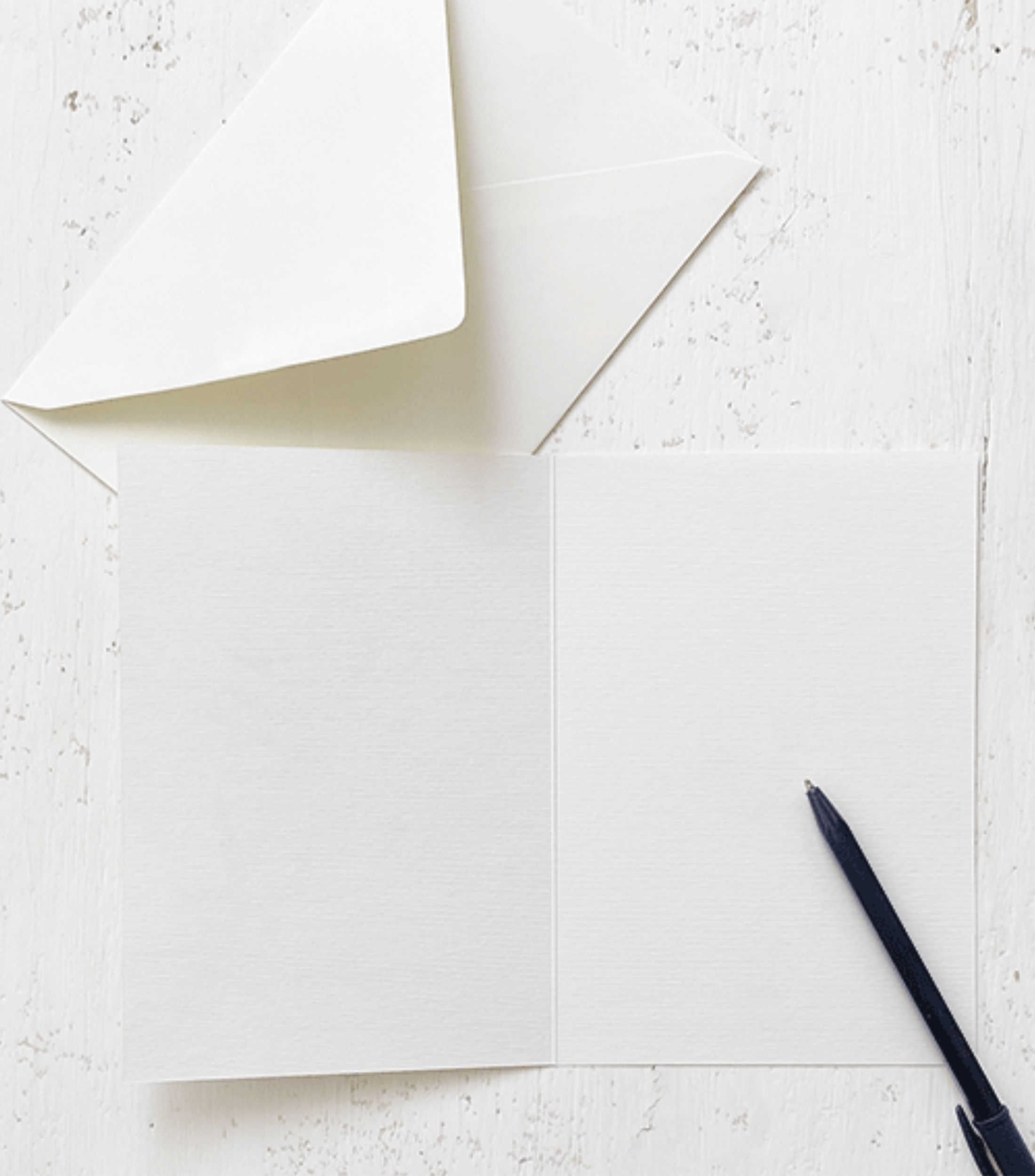 Tarjetas de felicitación con Sobre Escritura