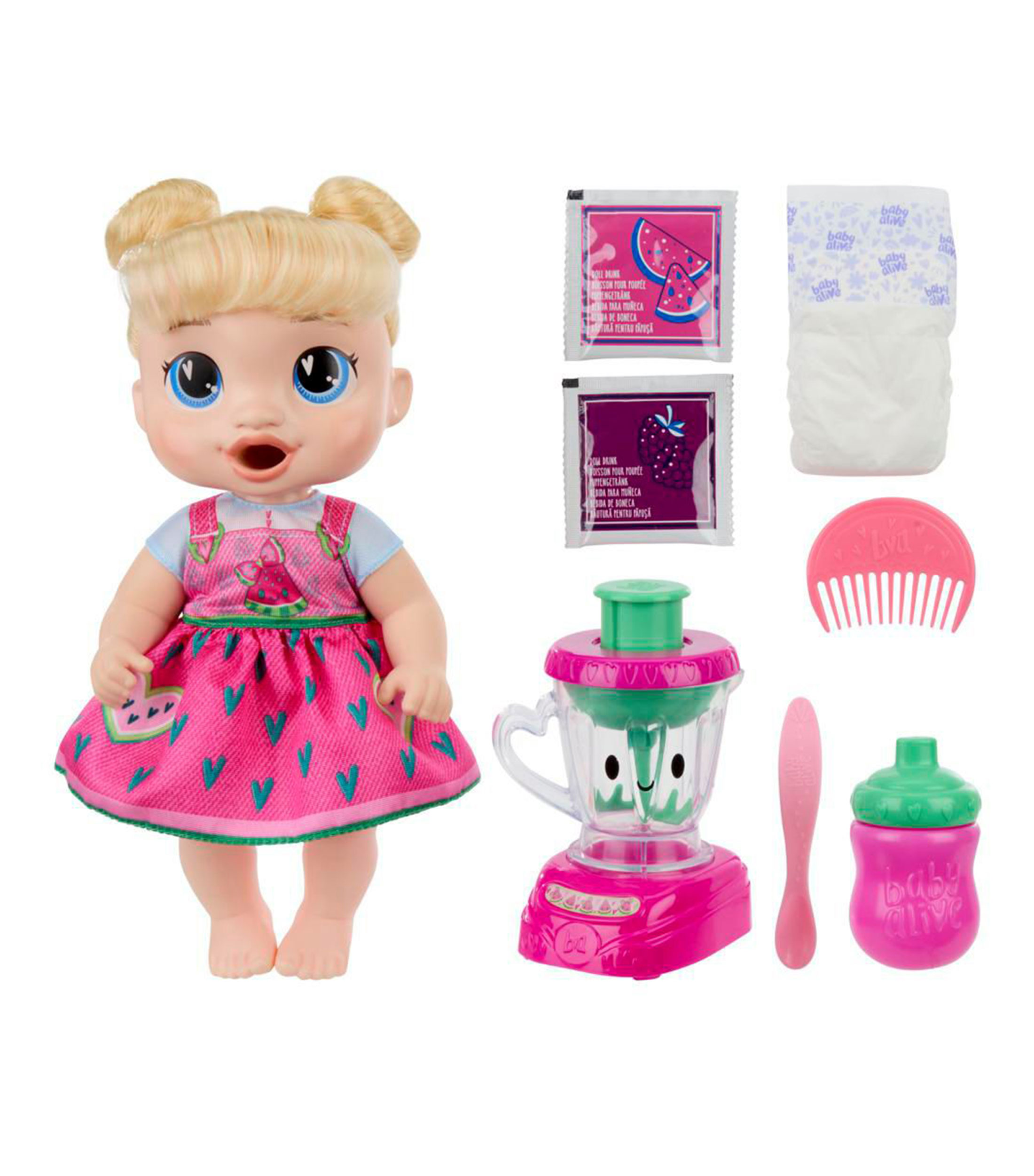 Baby Alive Muneca Harper Hugs Sweet Smoothies