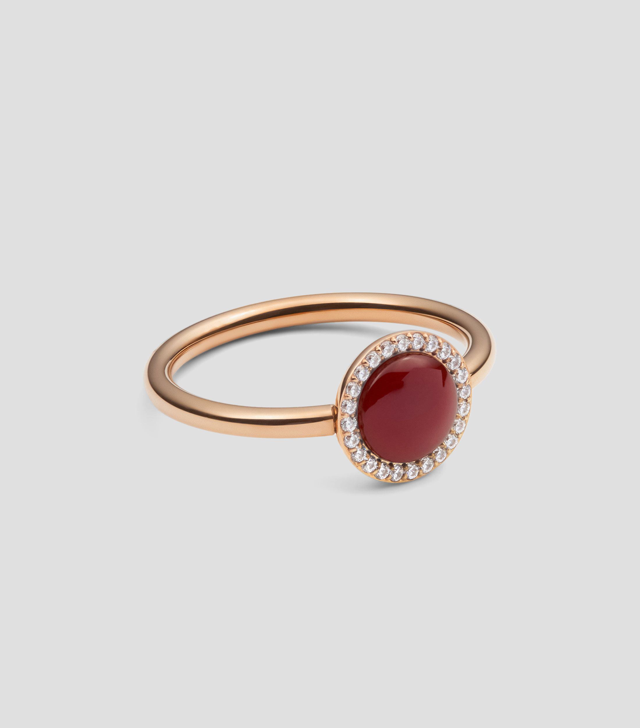 Anillo Agata Roja Mujer