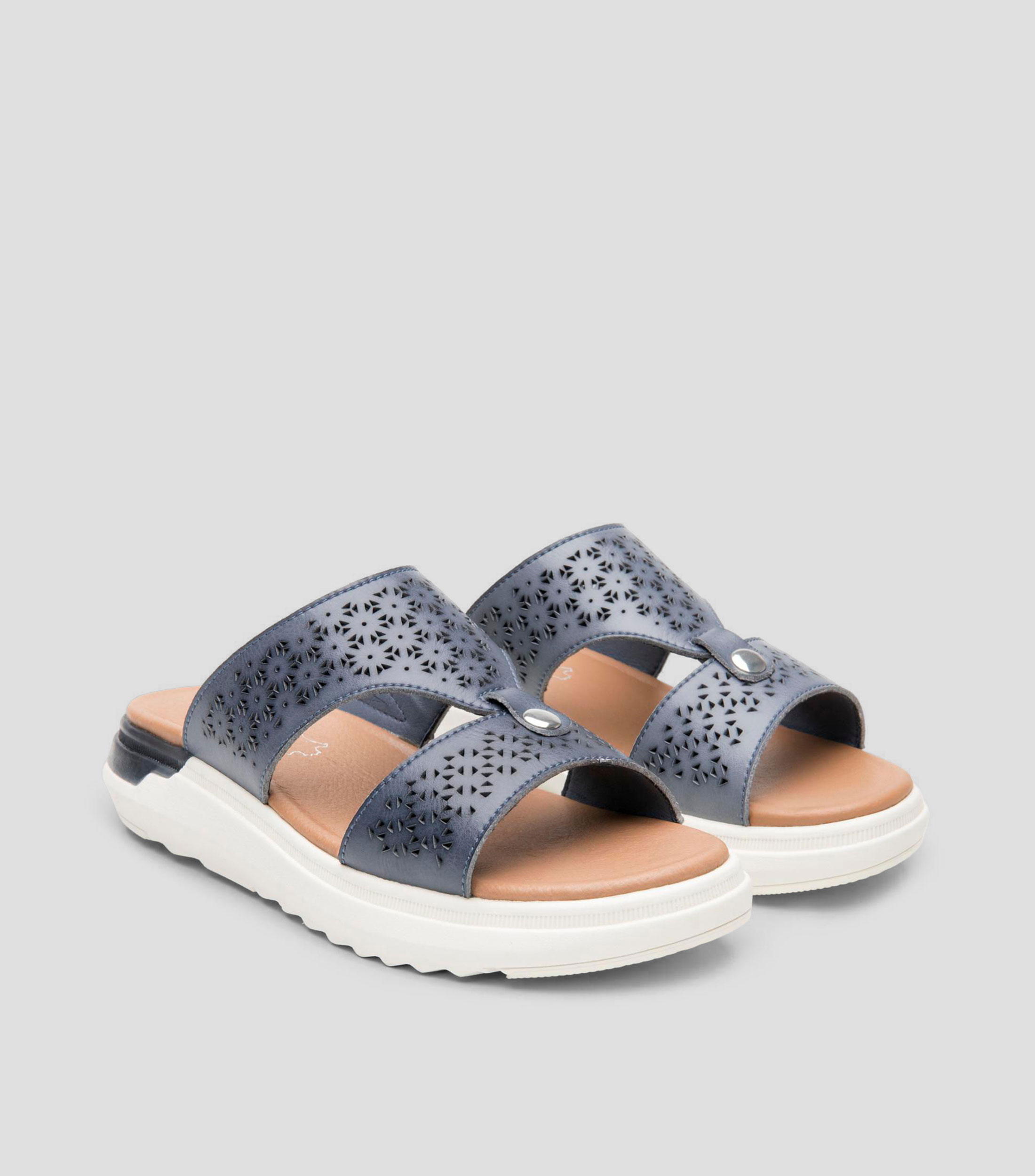 Sandalias planas con plataforma Fraga Mujer