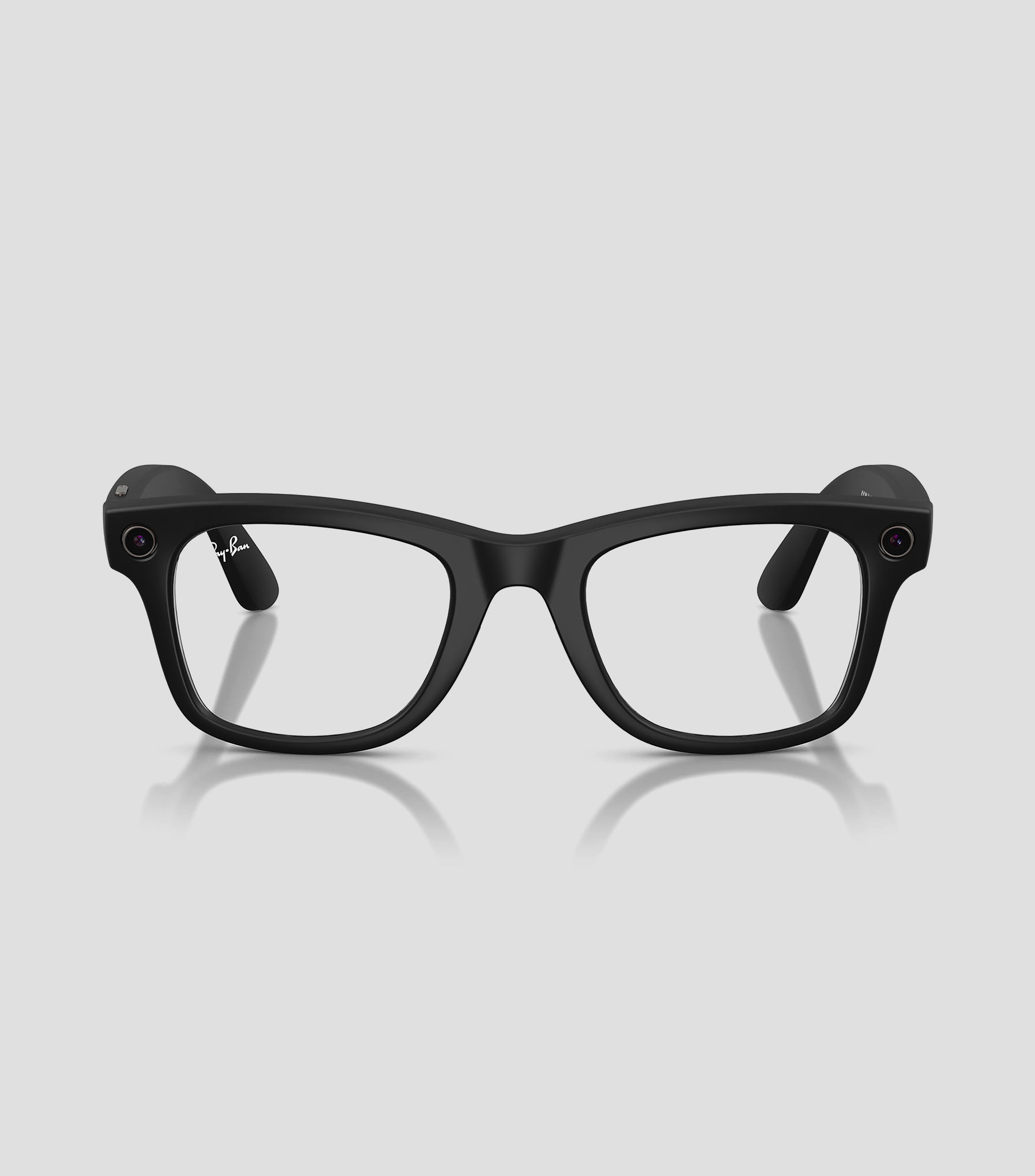 Lentes oftálmicos/de sol cuadrados Meta negros Unisex