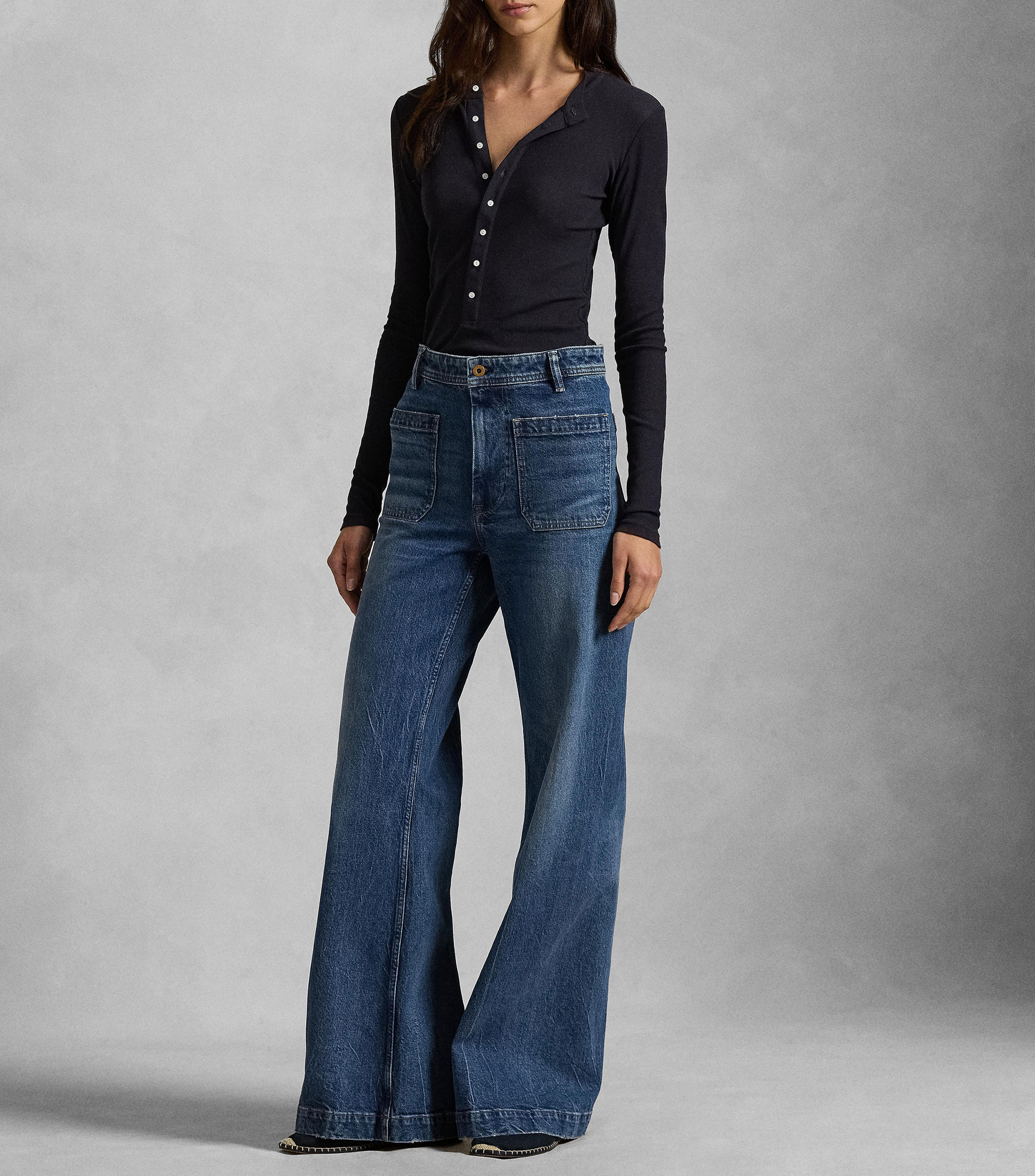 Jeans wideleg Mujer