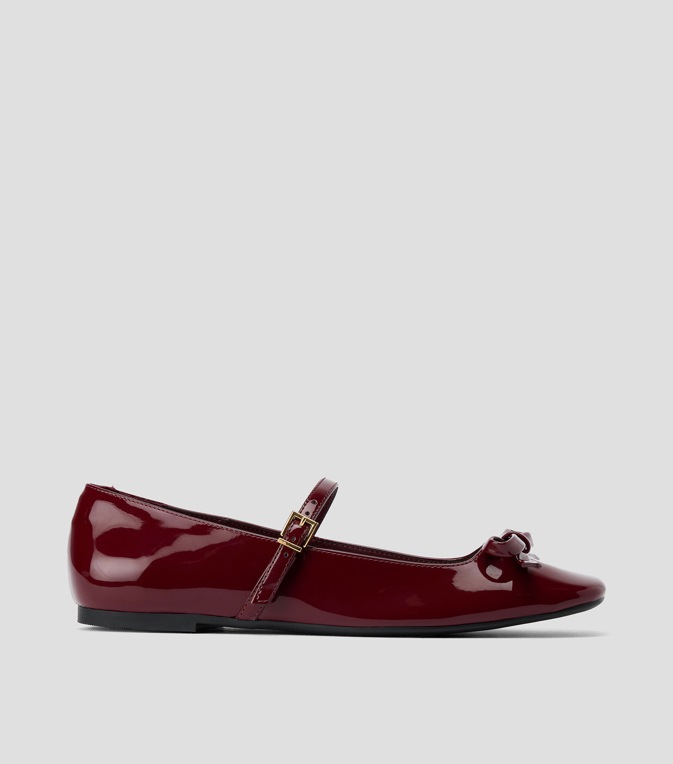 Flats lisos charol Mujer