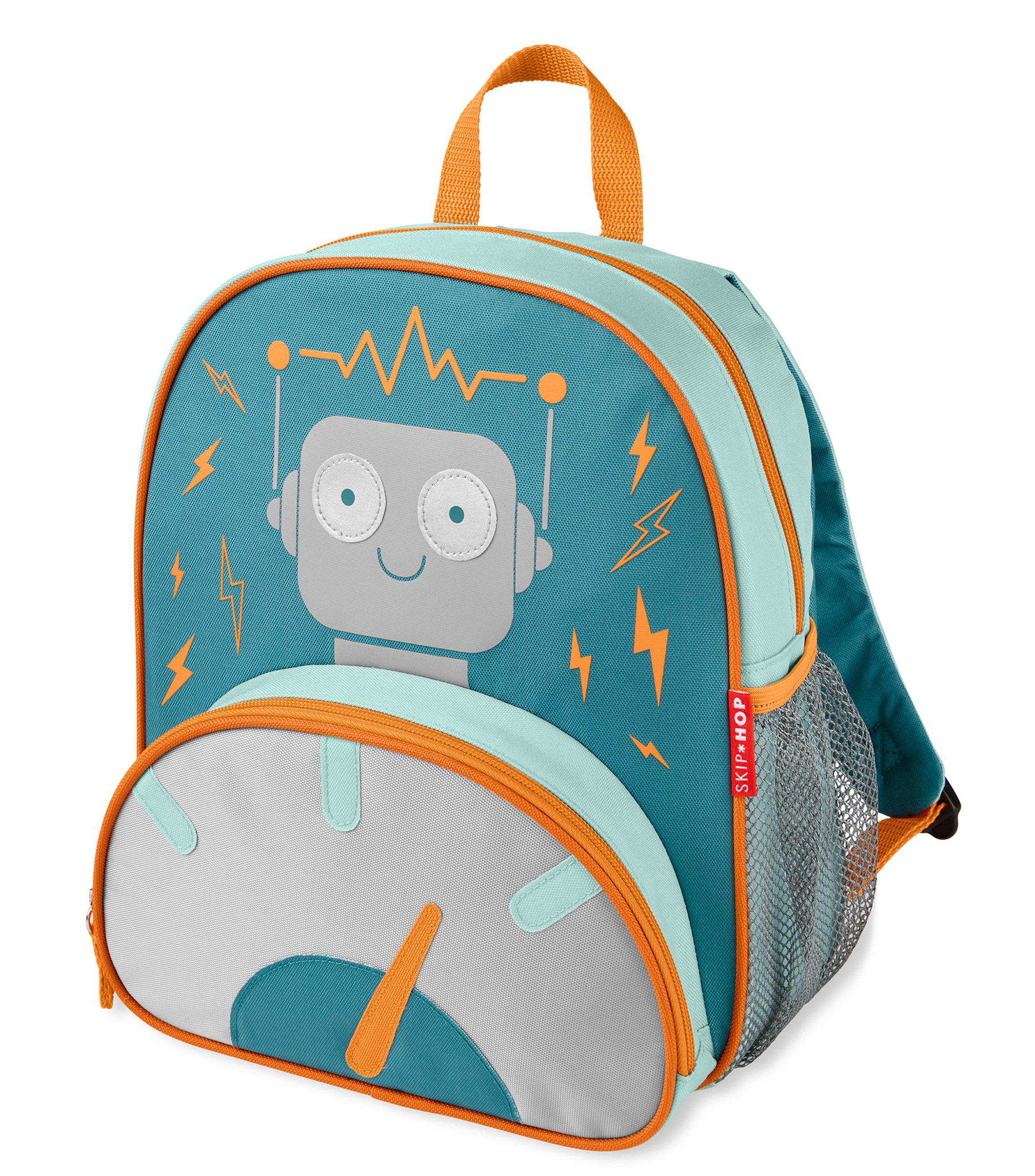 Mochila Escolar Robot Verde Niño
