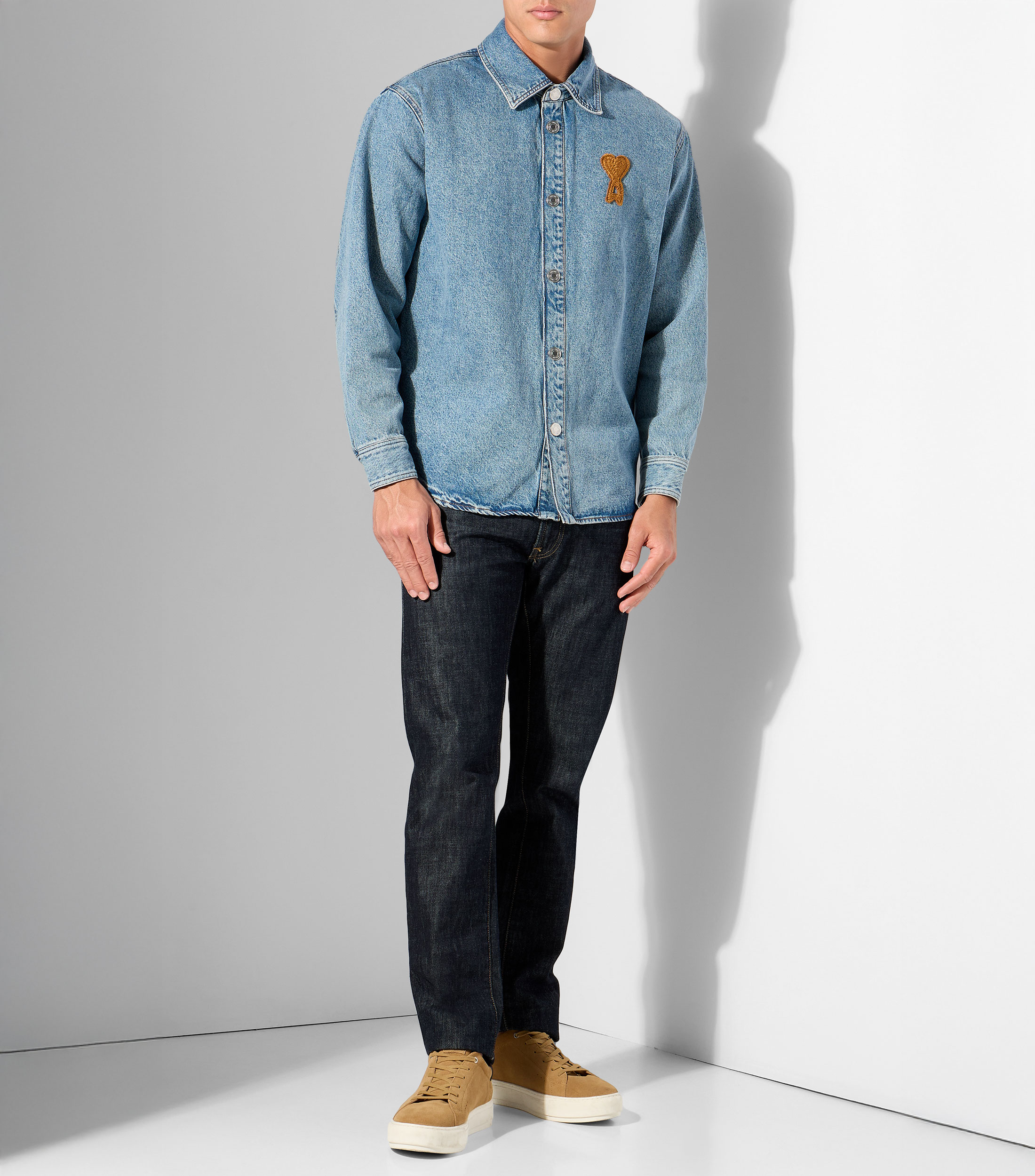 Sobrecamisa de mezclilla Hombre