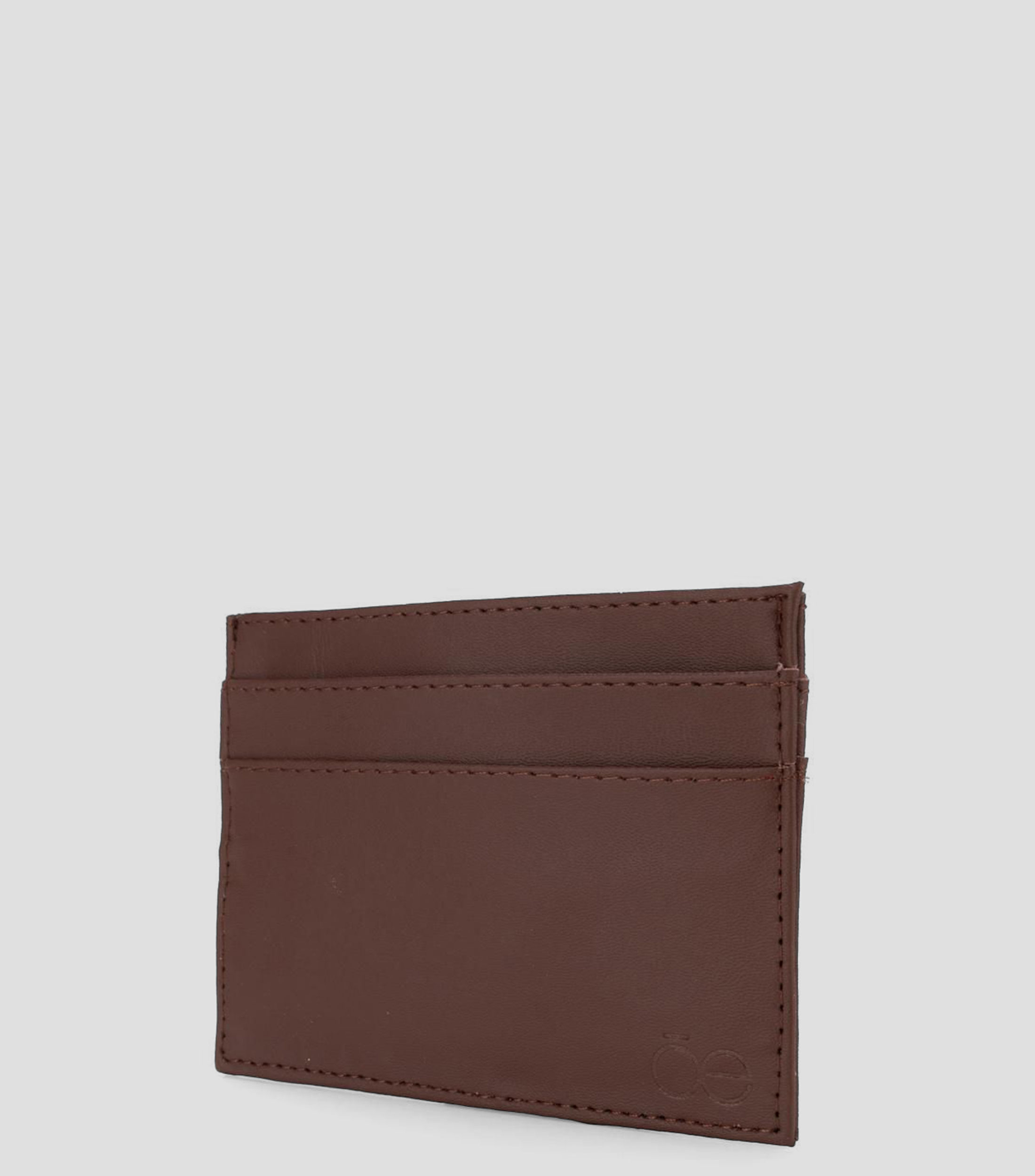 Tarjetero en piel lisa Hombre