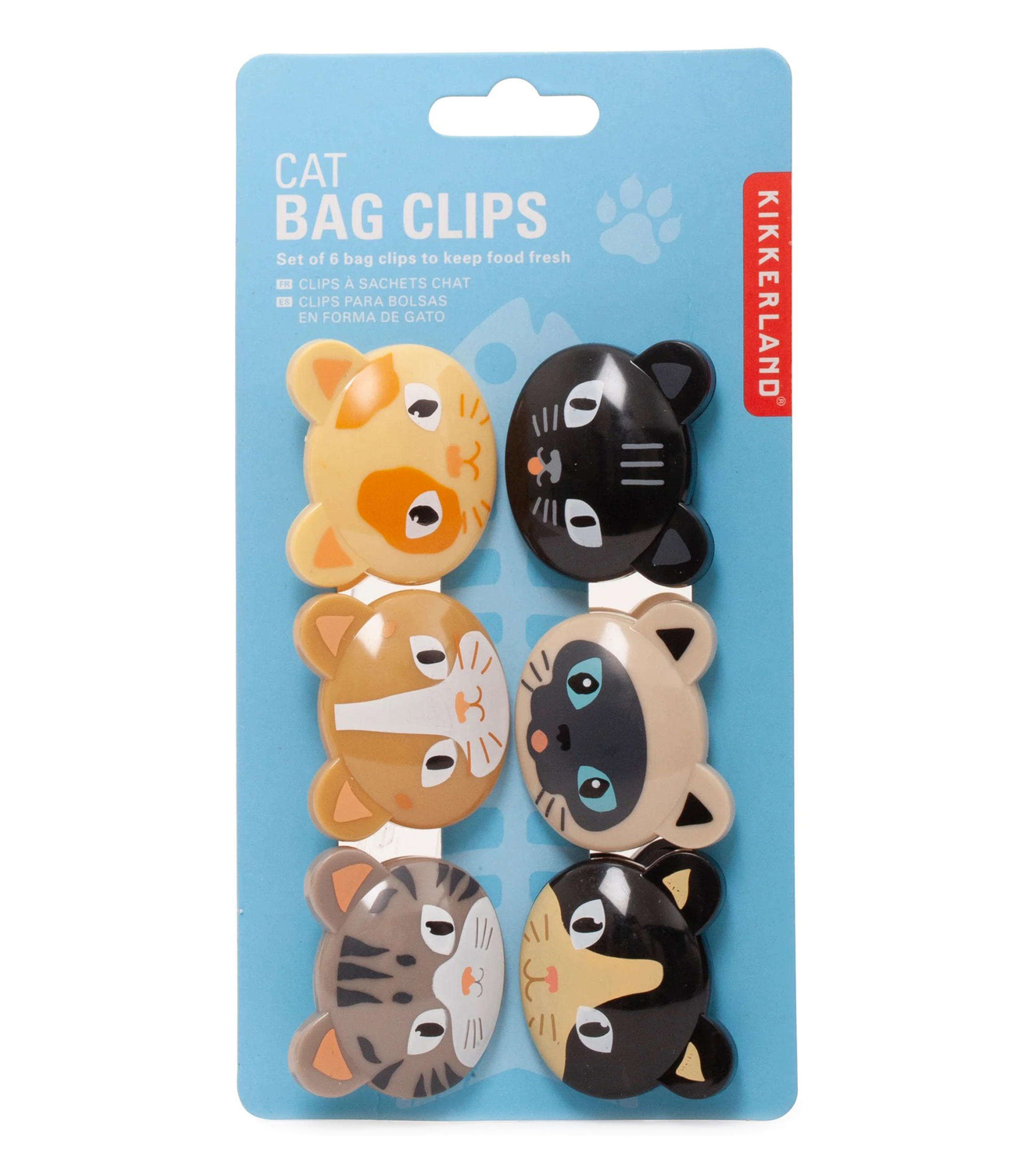 Sujetador para Bolsas Gato 6 piezas