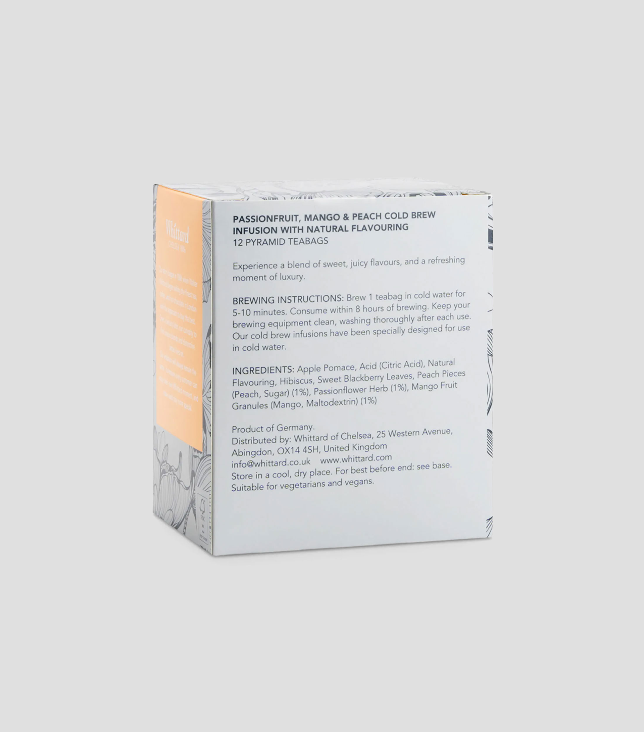 Té Cold Brew Passionfruit, Mango & Peach Pyramid, 30 g