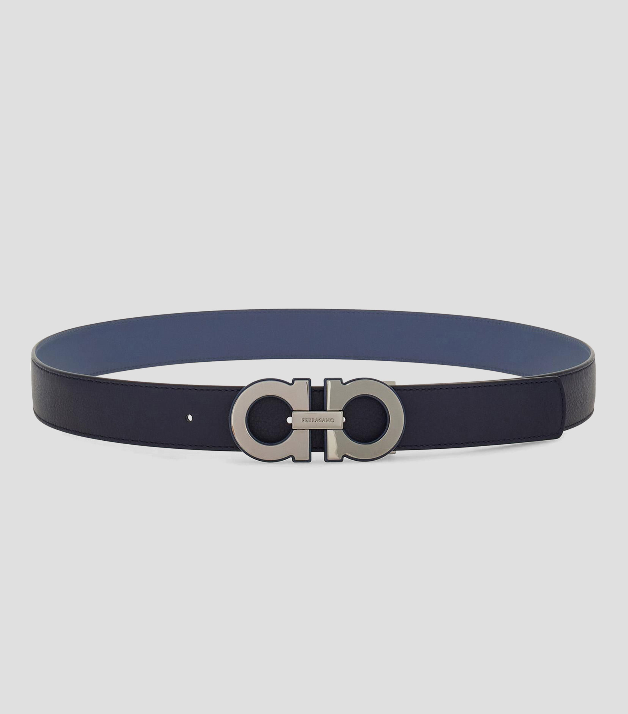 Cinturón reversible y ajustable Gancini Hombre