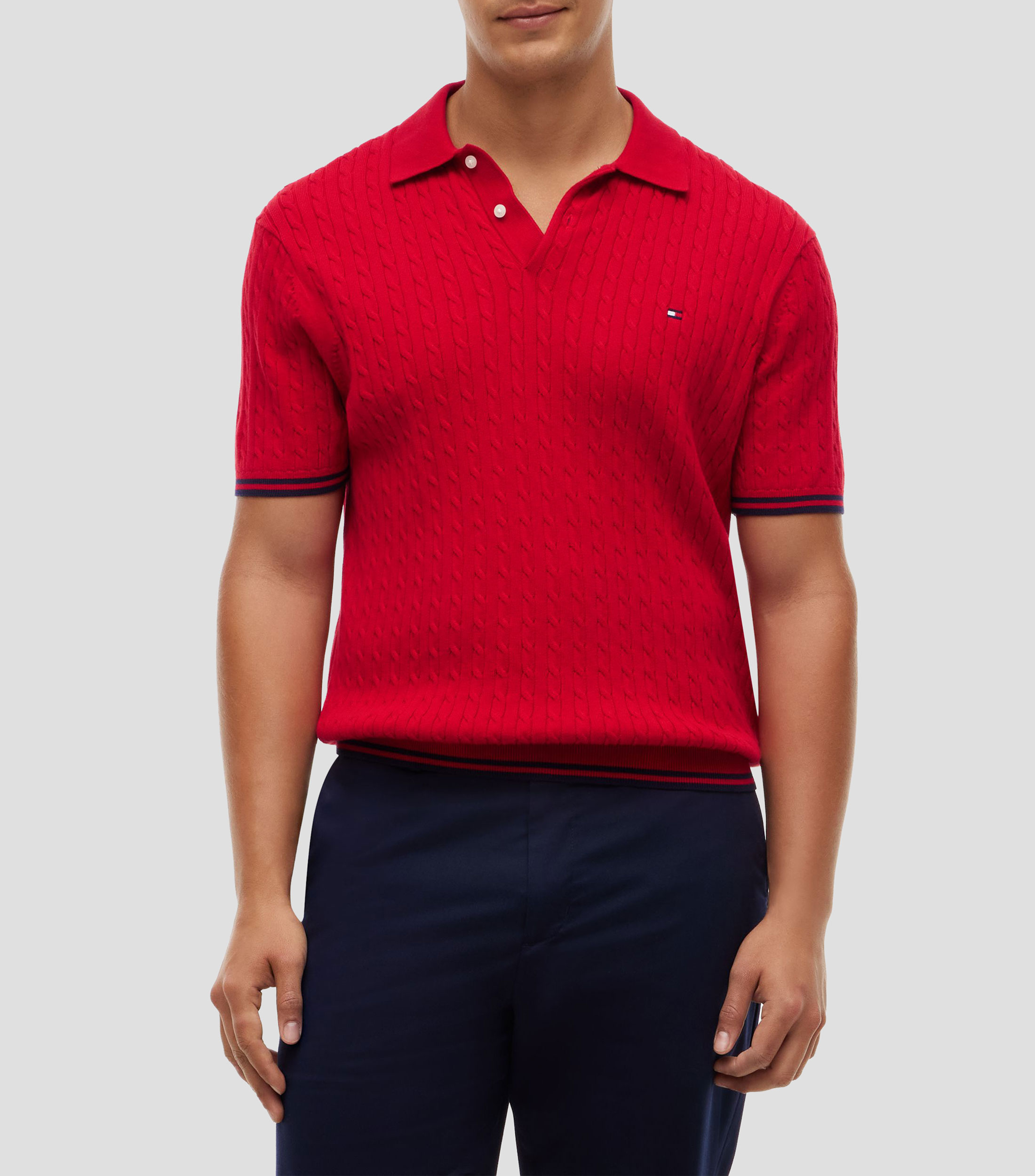 Playera tipo polo manga corta fantasía Hombre