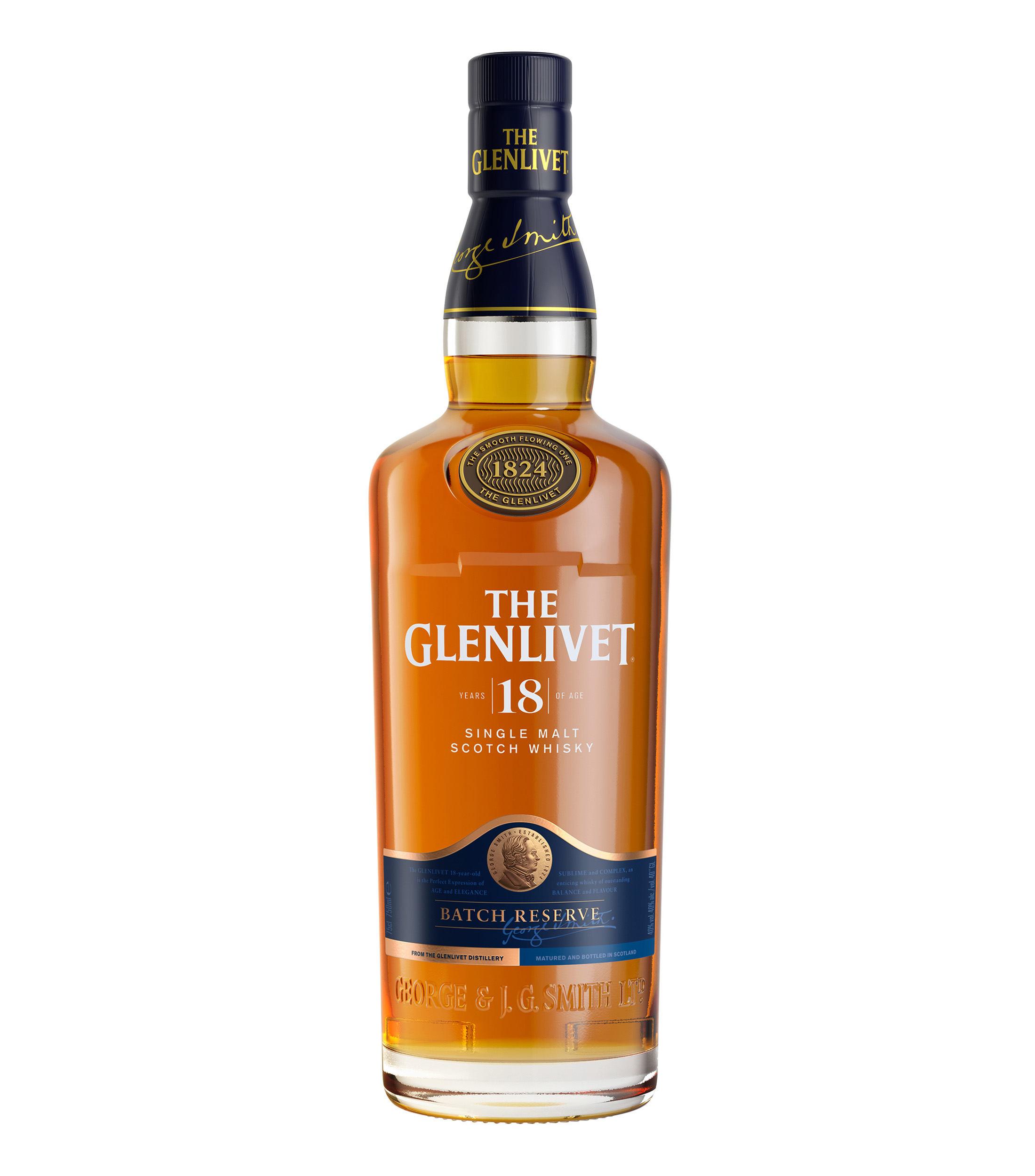 Whisky The Glenlivet 18 Años, 750 ml