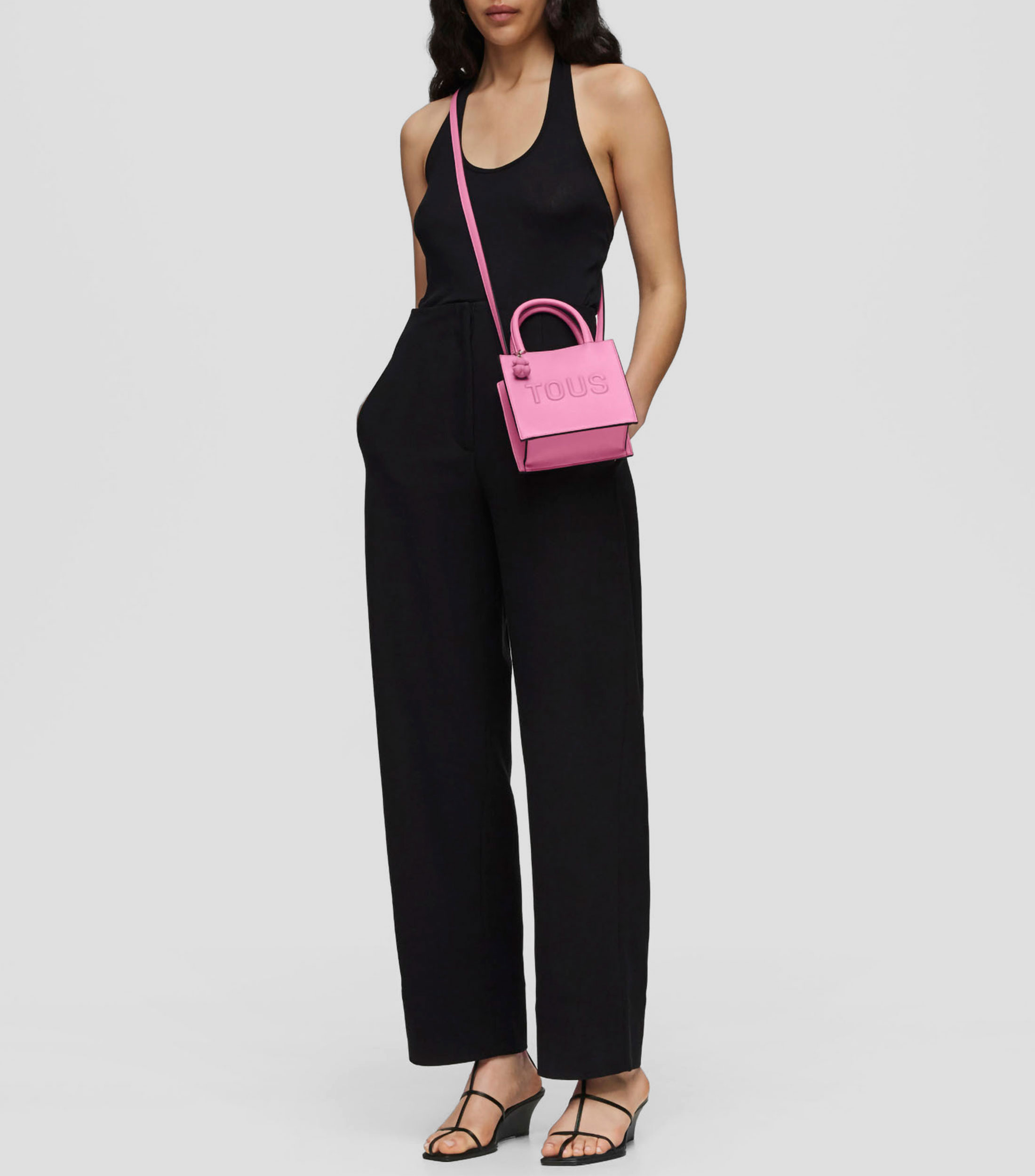 Bolsa tote mini cube rosa Brenda Mujer