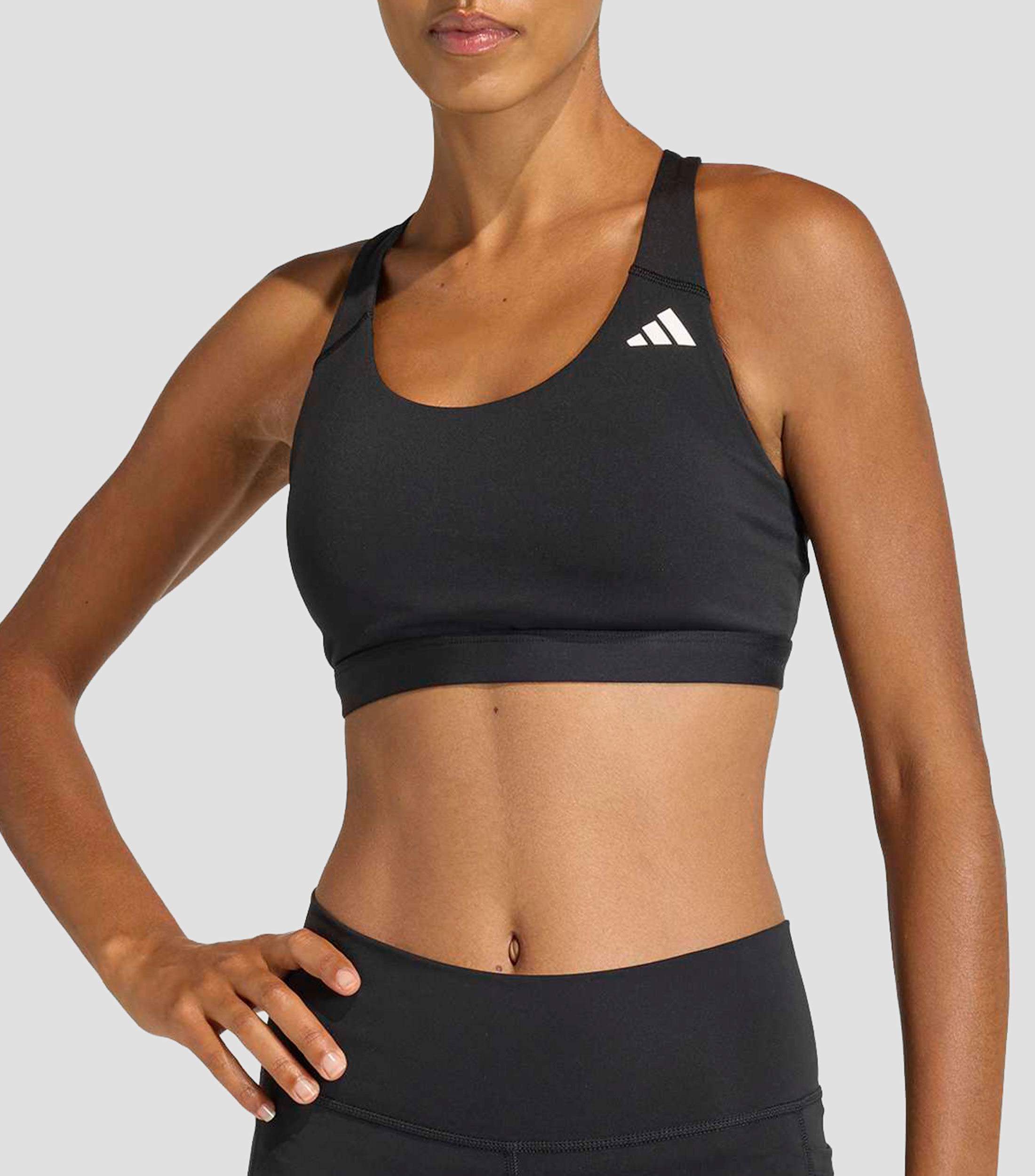 Top para entrenamiento Optimé Essentials Workout liso Mujer