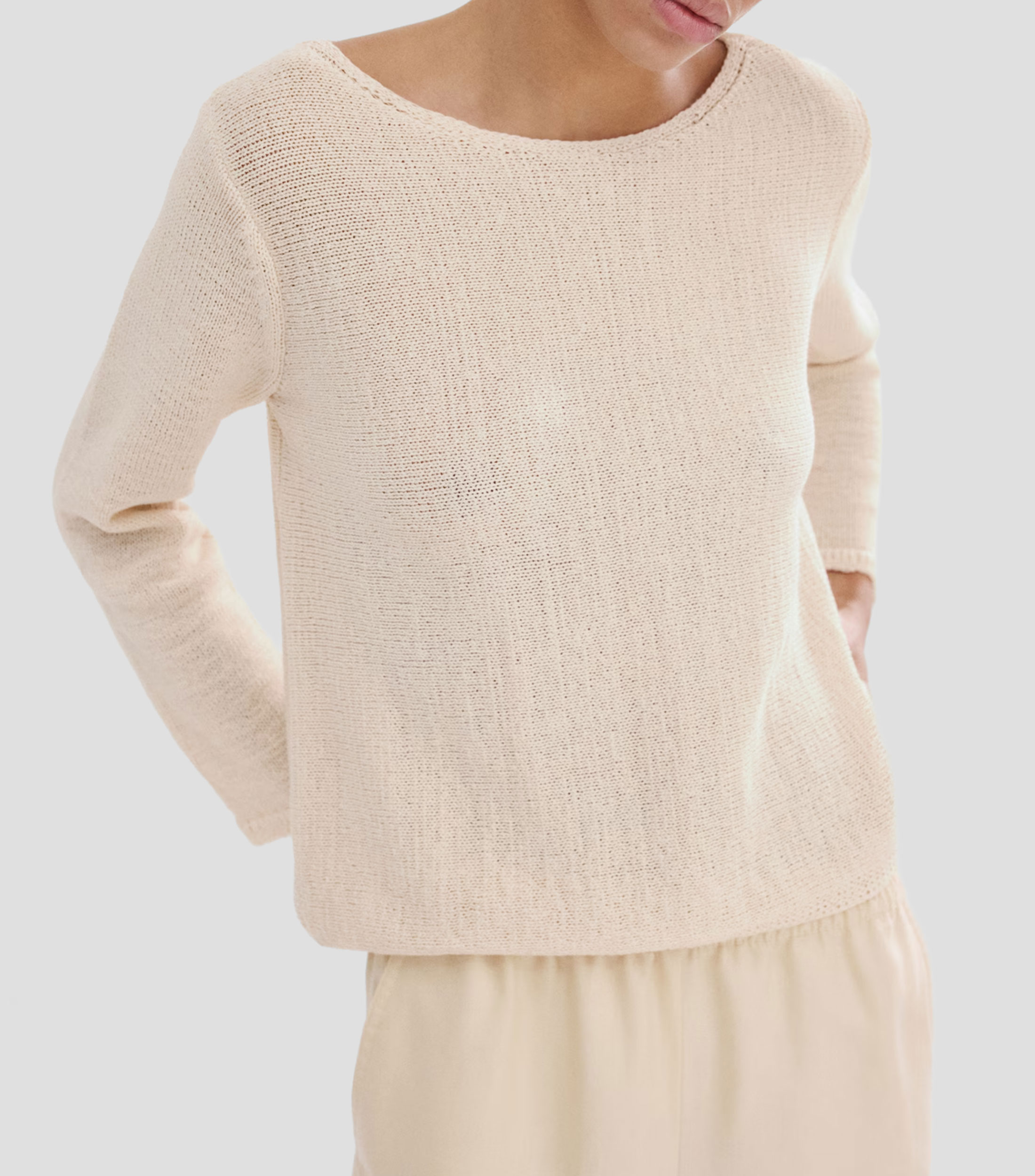 Suéter cuello redondo Mujer