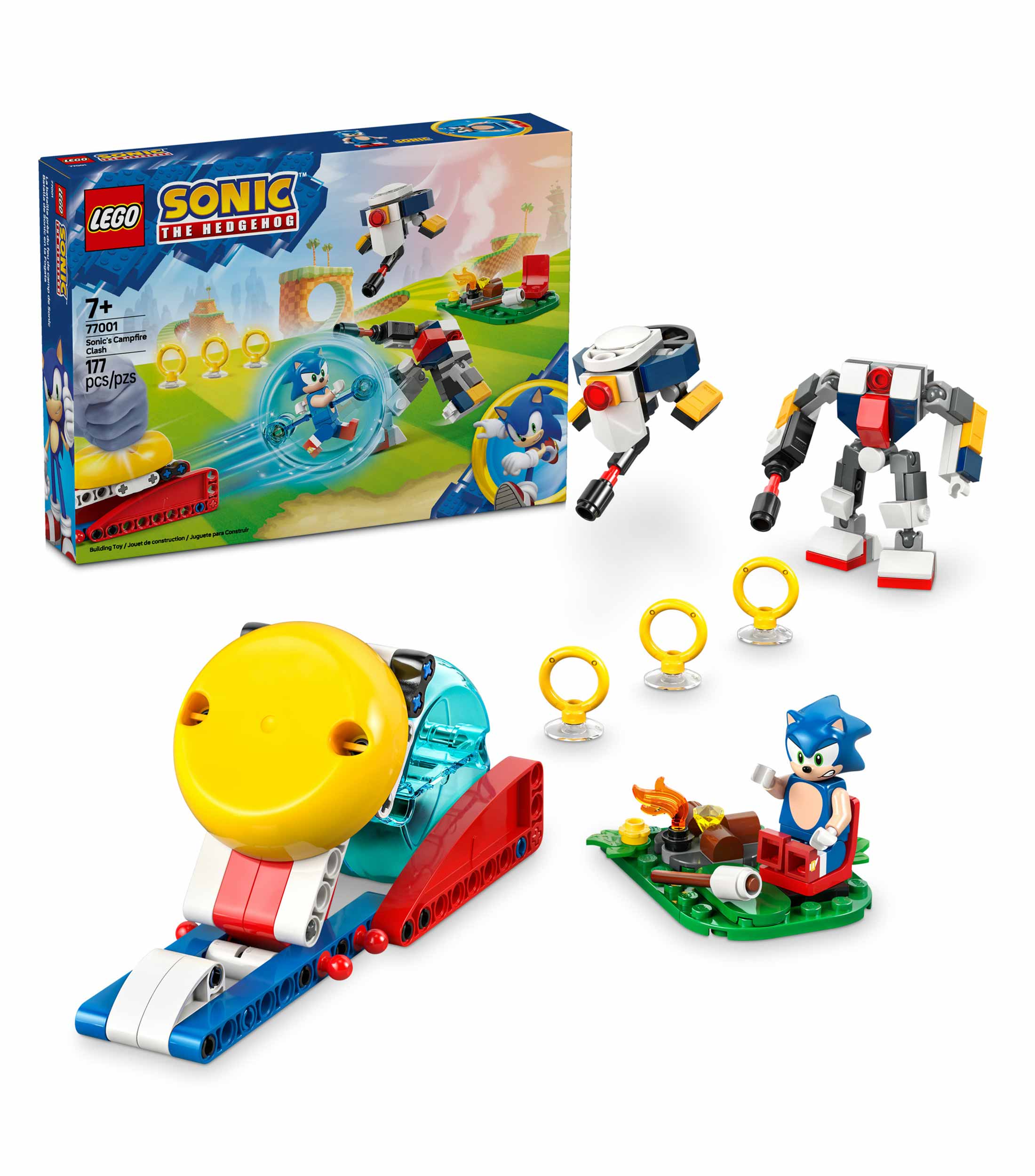 Lego Sonic the Hedgehog Batalla de Sonic en la Fogata 77001