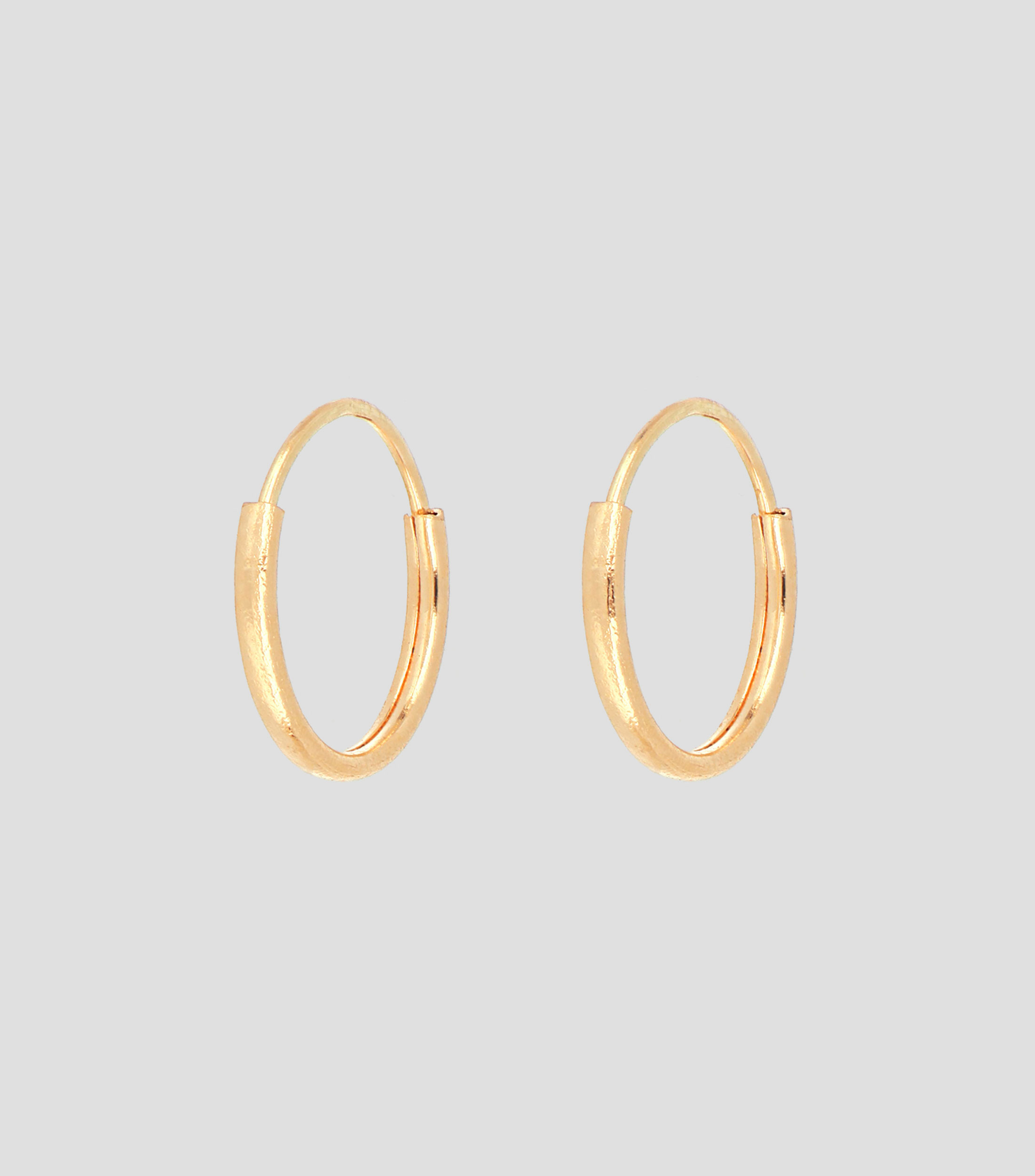 Aretes en oro amarillo 18 kilates Mujer