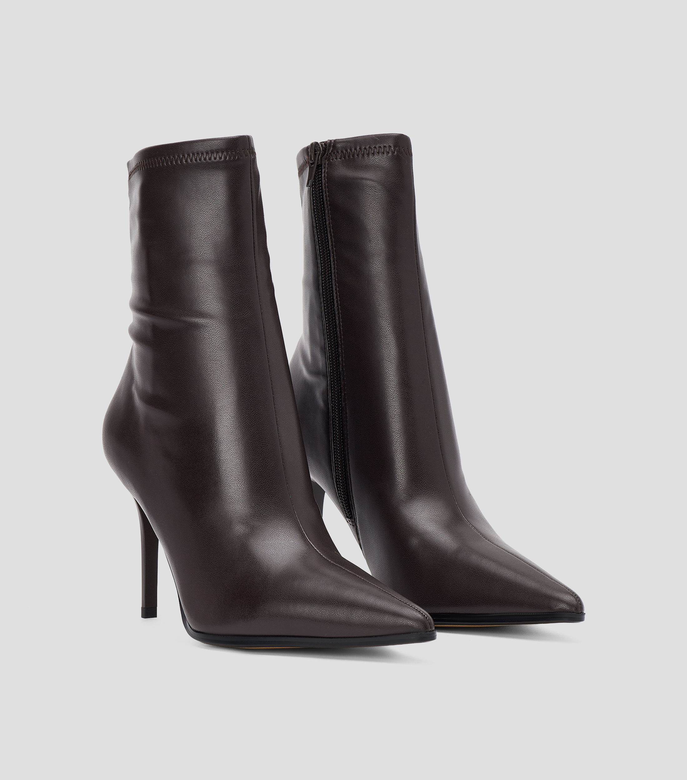 Botines con Tacón aguja de 10 cm Mujer