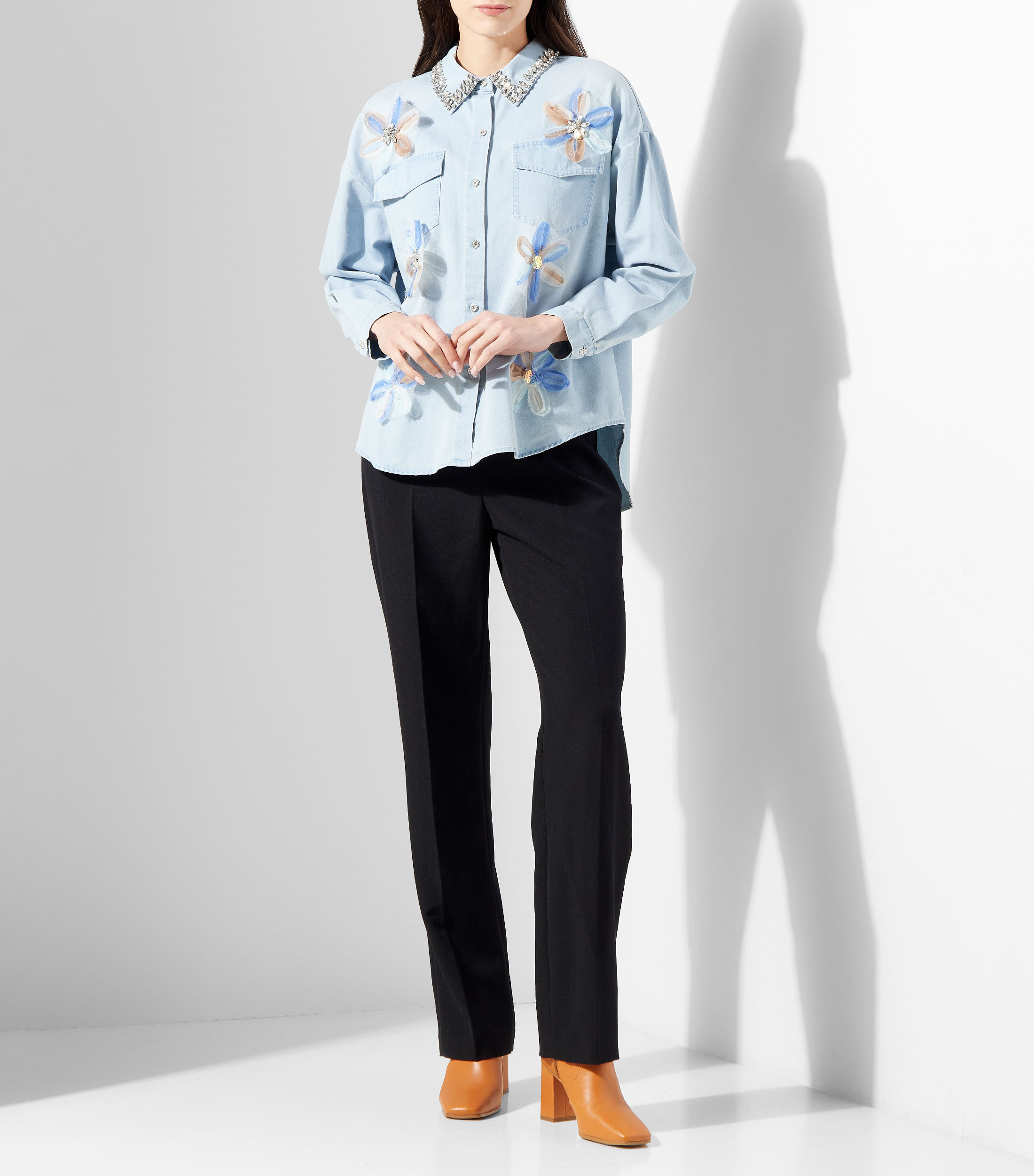 Camisa fantasía manga larga Mujer