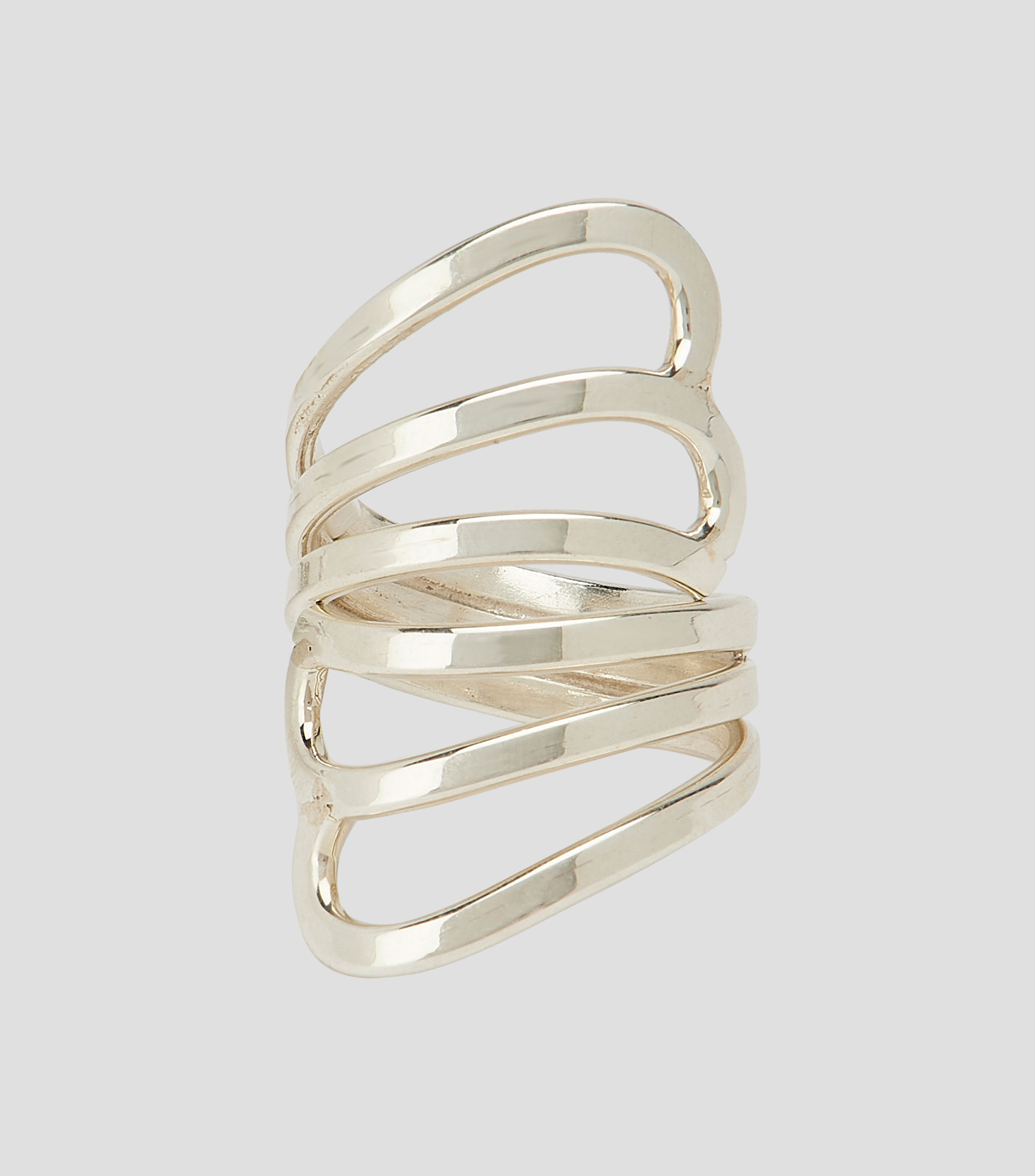 Anillo en plata .925 gotas entrelazadas Mujer