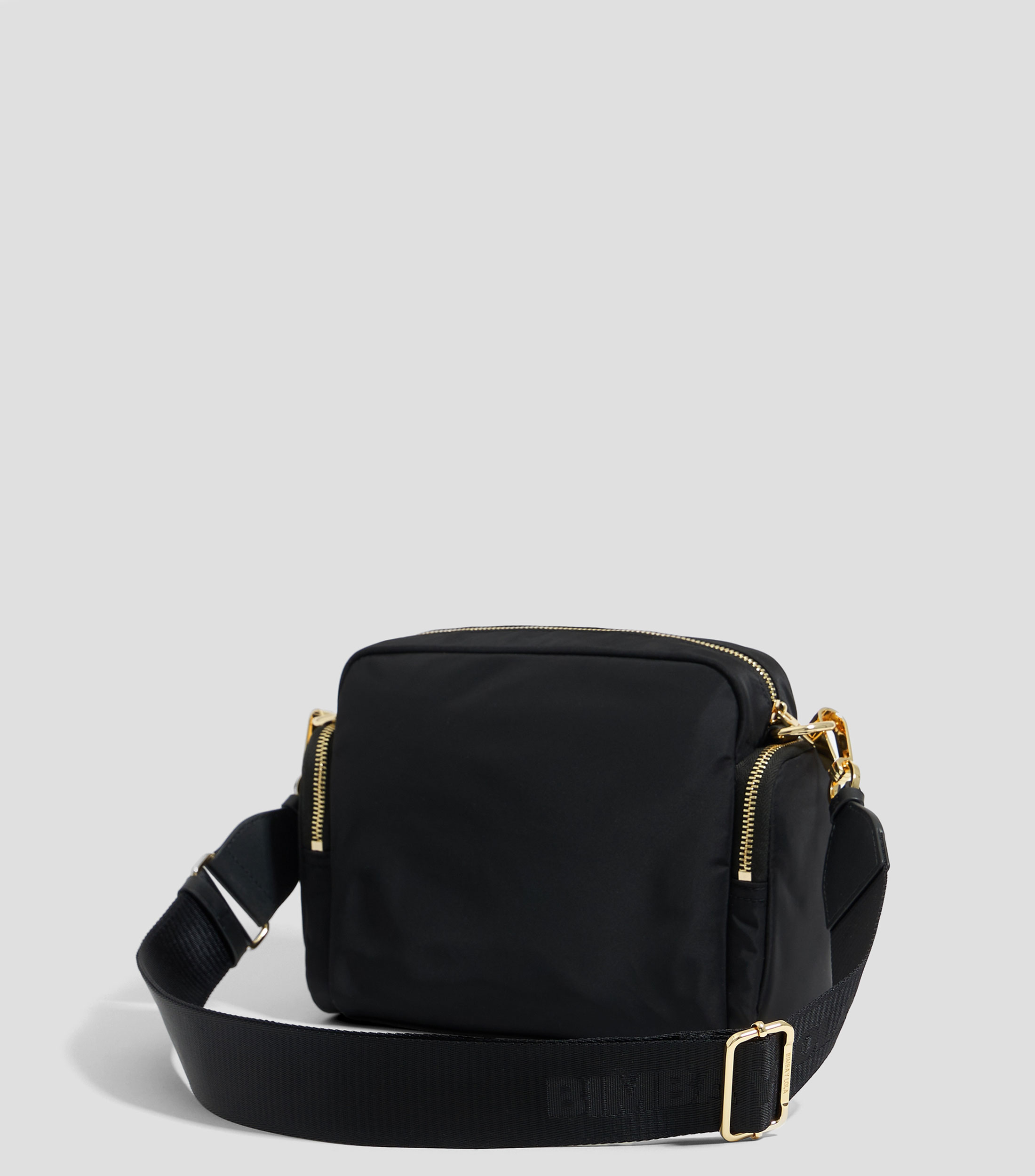 Bolso crossbody multibolsillos mediano negro Mujer