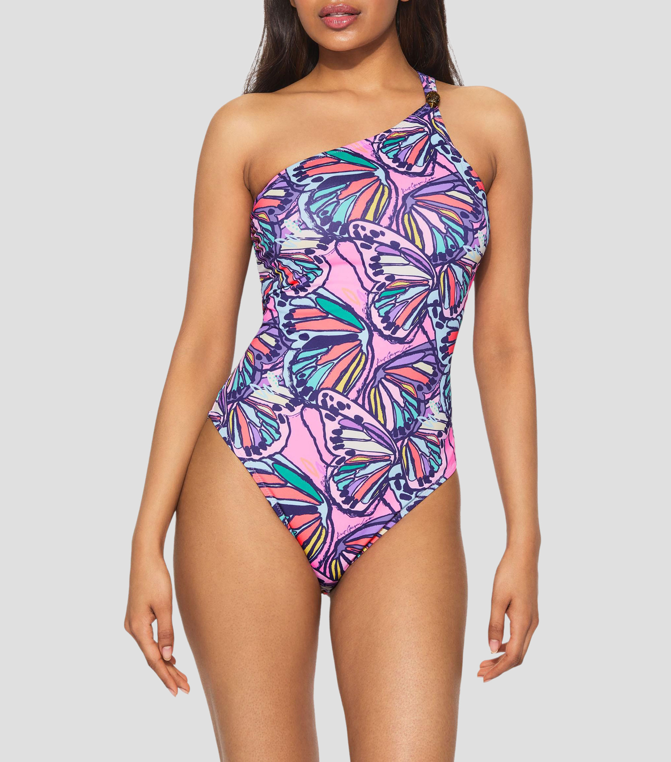 Traje de baño maillot Kensington estampado Mujer