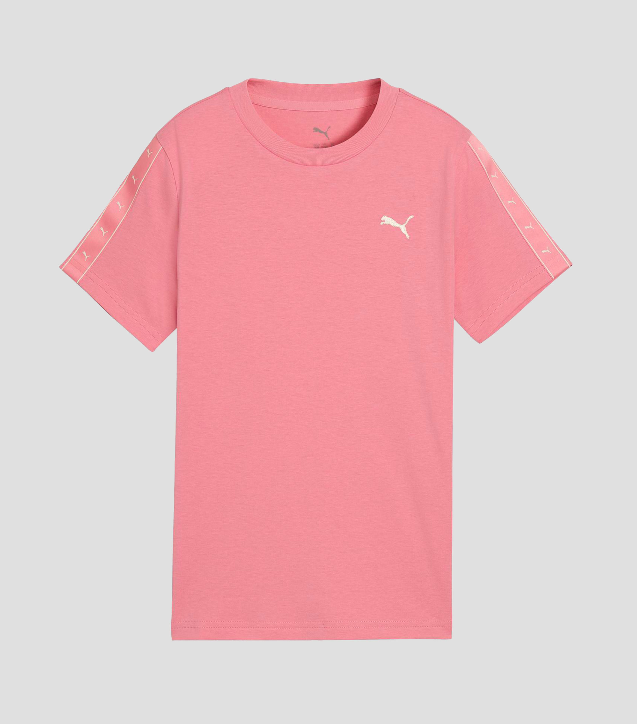 Playera casual Ess Tape cuello redondo manga corta lisa Niña